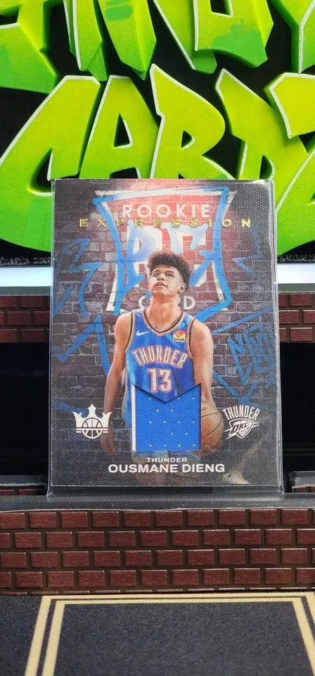 Product image for 2022-23 Court Kings Ousmane Dieng RC Thunder Rookie Expressions Patch 15/35