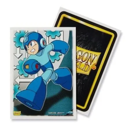 Product image for Dragon Shield Sleeves: Art Classic - Mega Man (100-Pack) - Dragon Shield Card Sleeves