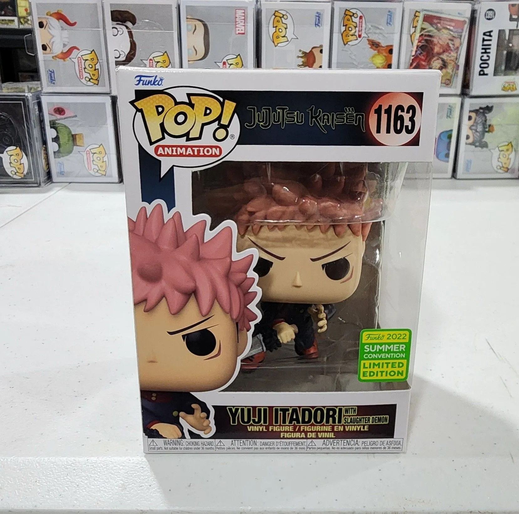 Product image for Funko Pop Jujutsu Kaisen Yuji Itadori With Slaughter Demon SDCC 2022 Exclusive