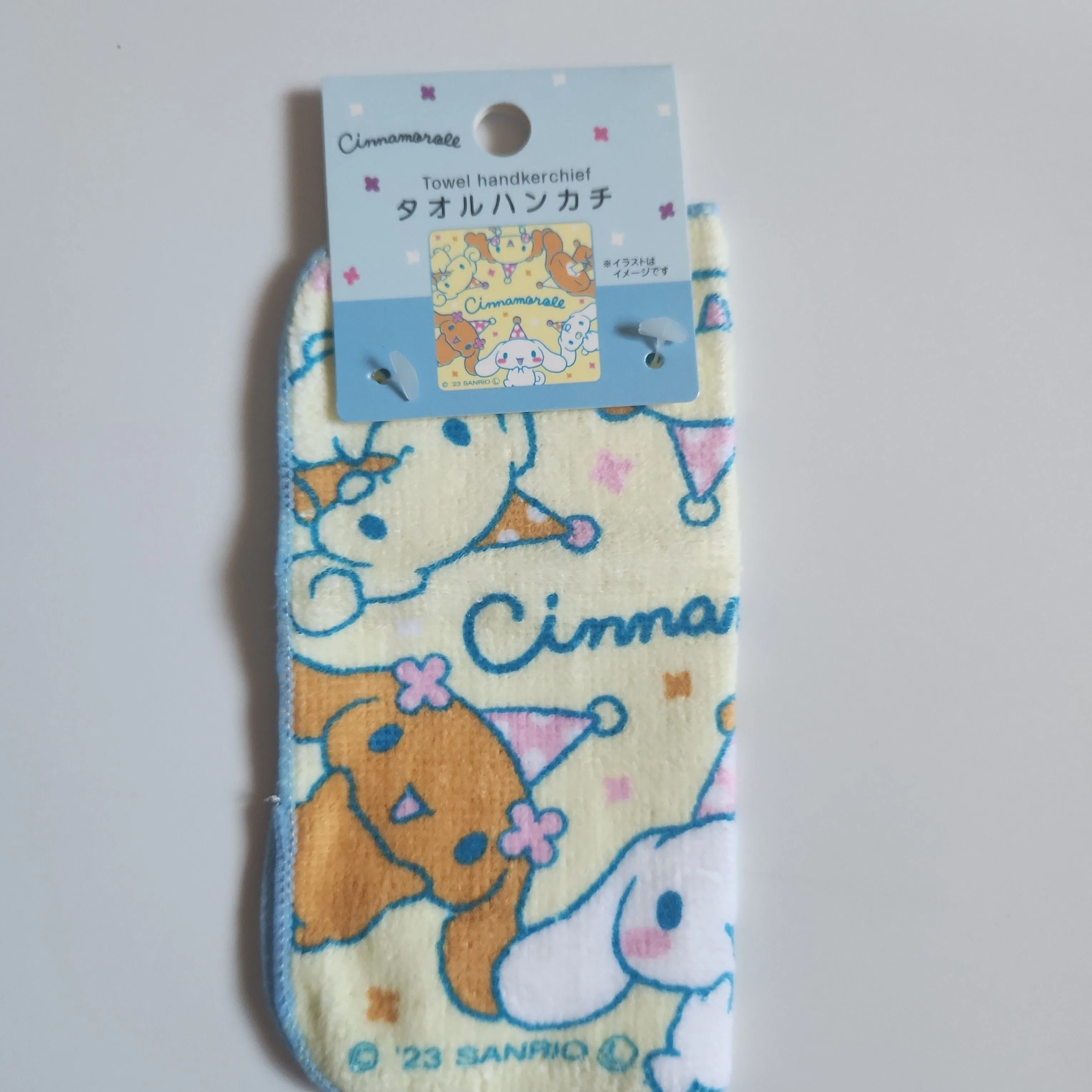 Product image for Daiso Sanrio CINNAMOROLL SMALL TOWEL 6" x 6" Bath Towel 