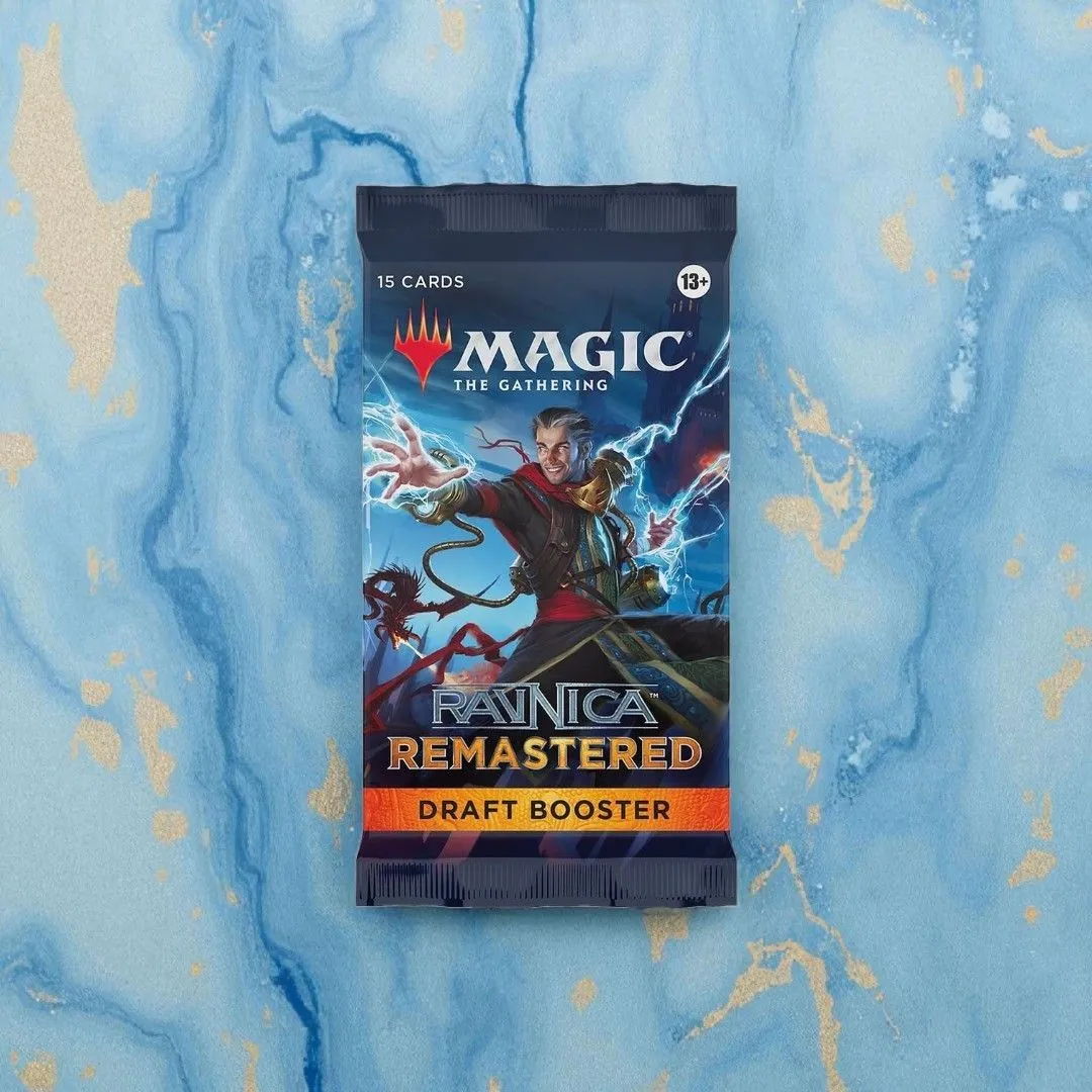ravnica remastered draft booster box Magic: The Gathering and contain at least one foil card and one Retro frame card. booster box draft Magic: The