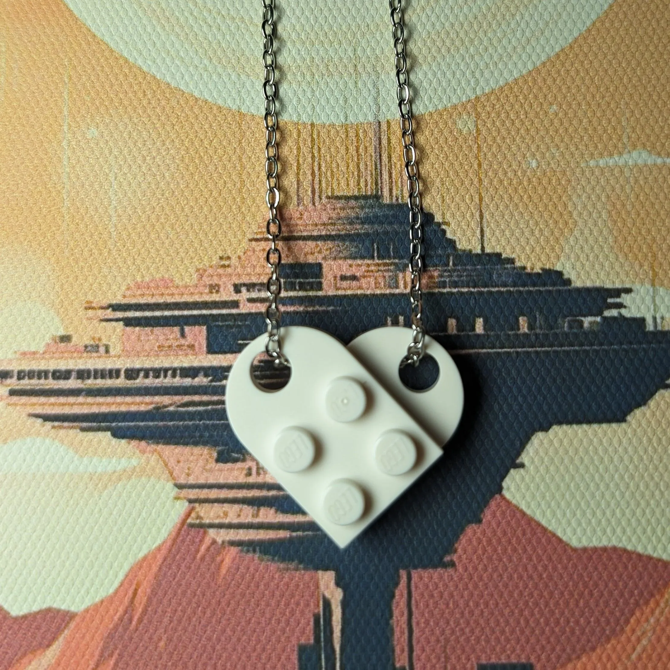 Product image for Heart Necklace White