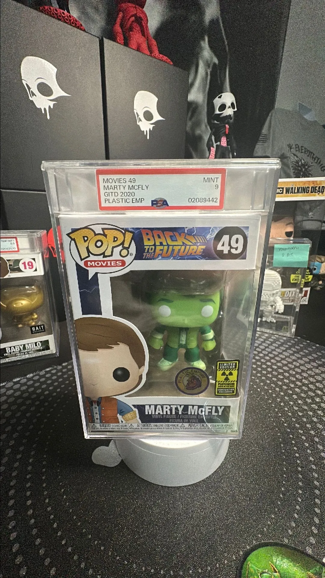 Product image for PSA 9: GITD Marty McFly 49