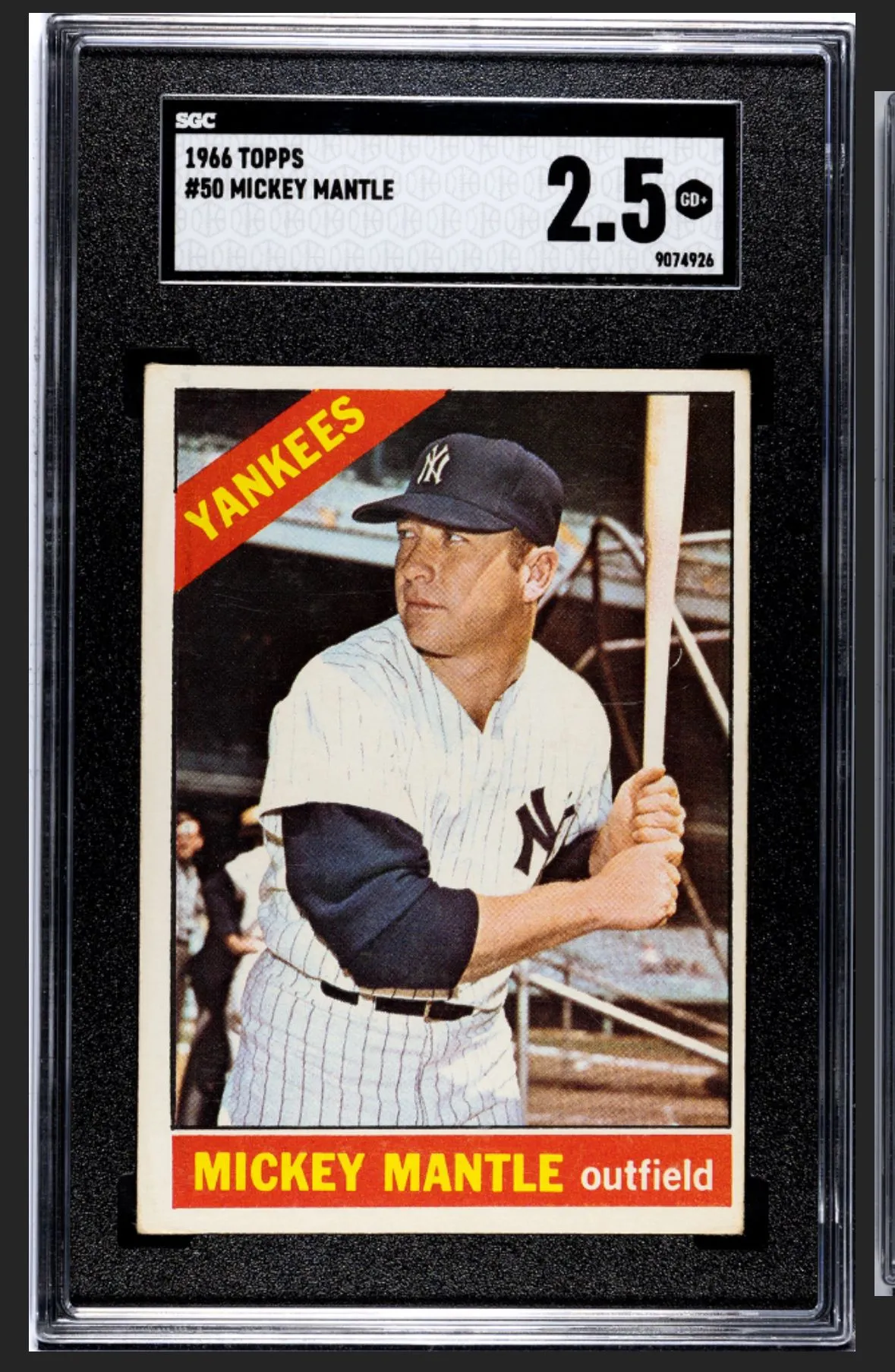 Product image for 1966 Topps Mickey Mantle #50