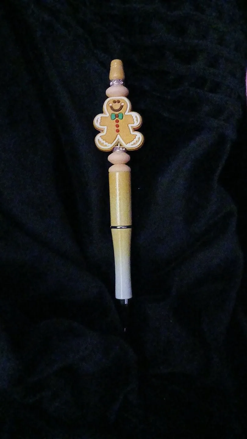 Product image for Beadable Pens - Gingerbread Guy #159