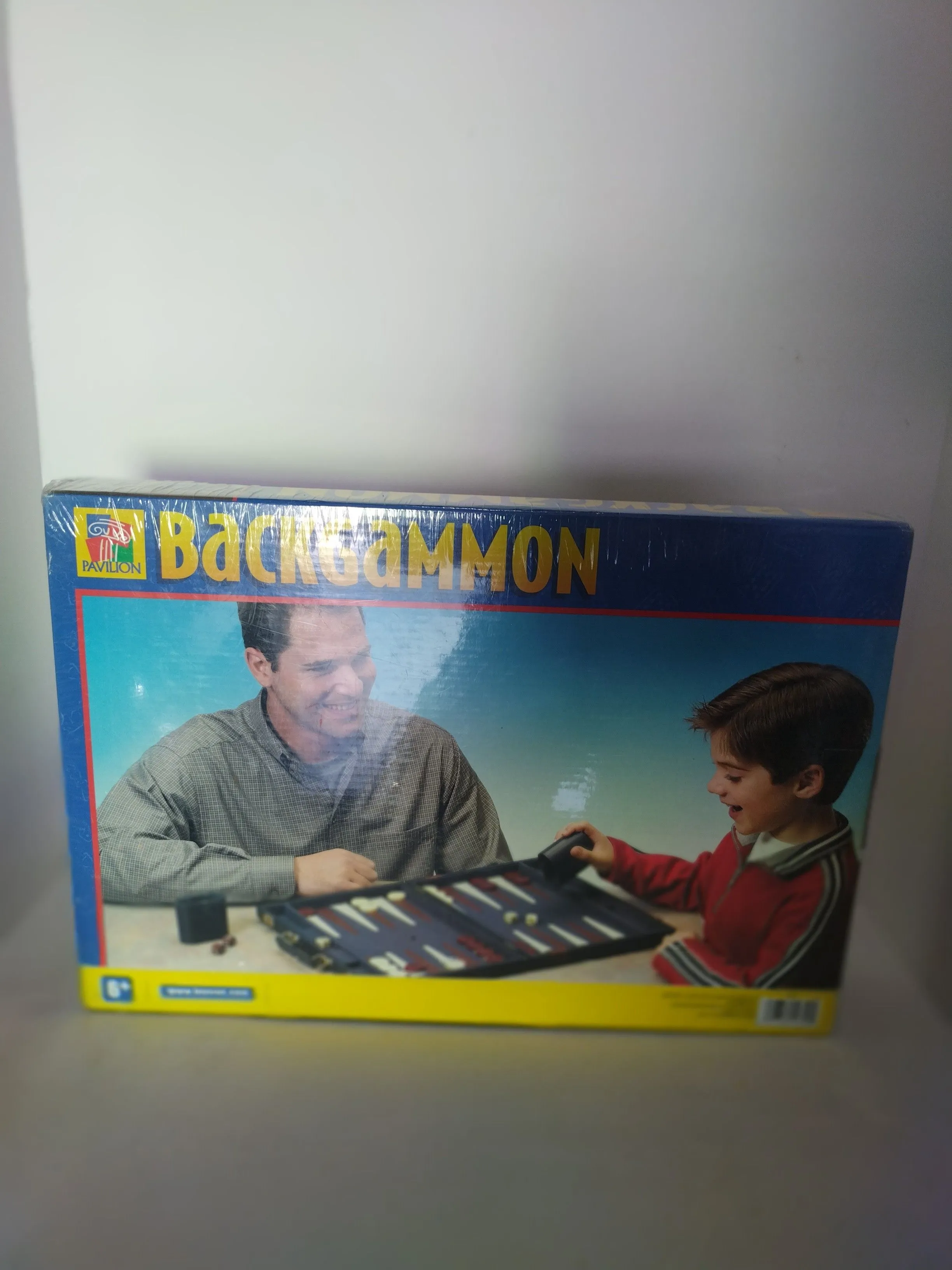 Product image for Vintage Backgammon Board Game Pavilion Case Blue Briefcase Toys R Us New Sealed 
