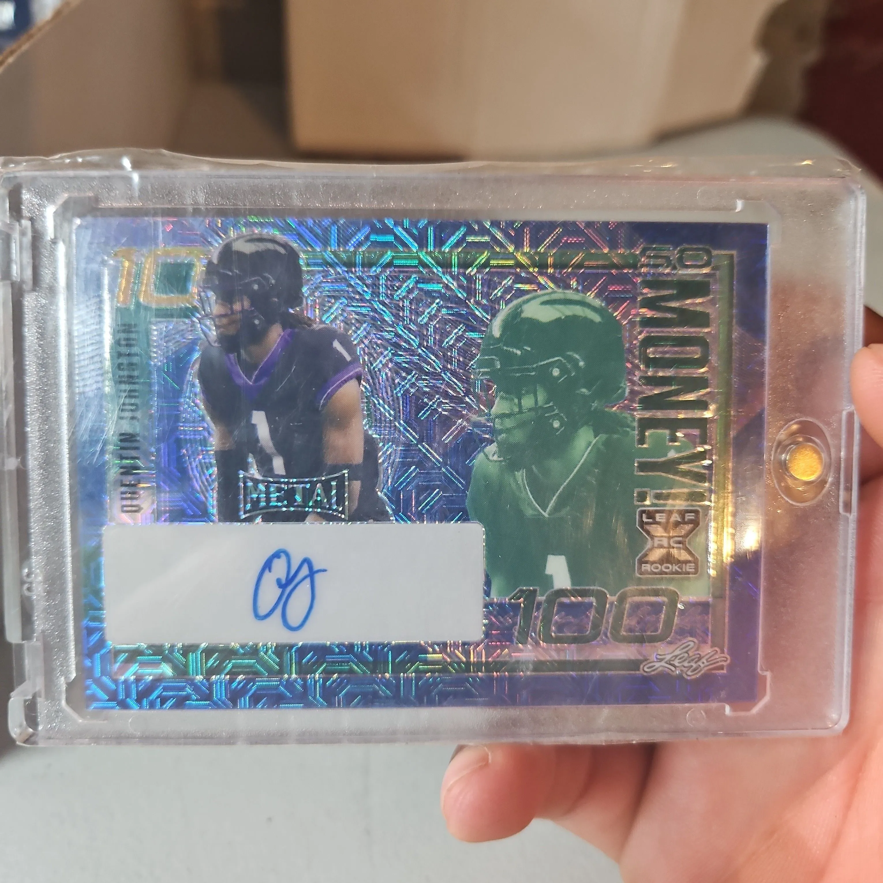 Product image for QUENTIN JOHNSON LEAF ROOKIE /5