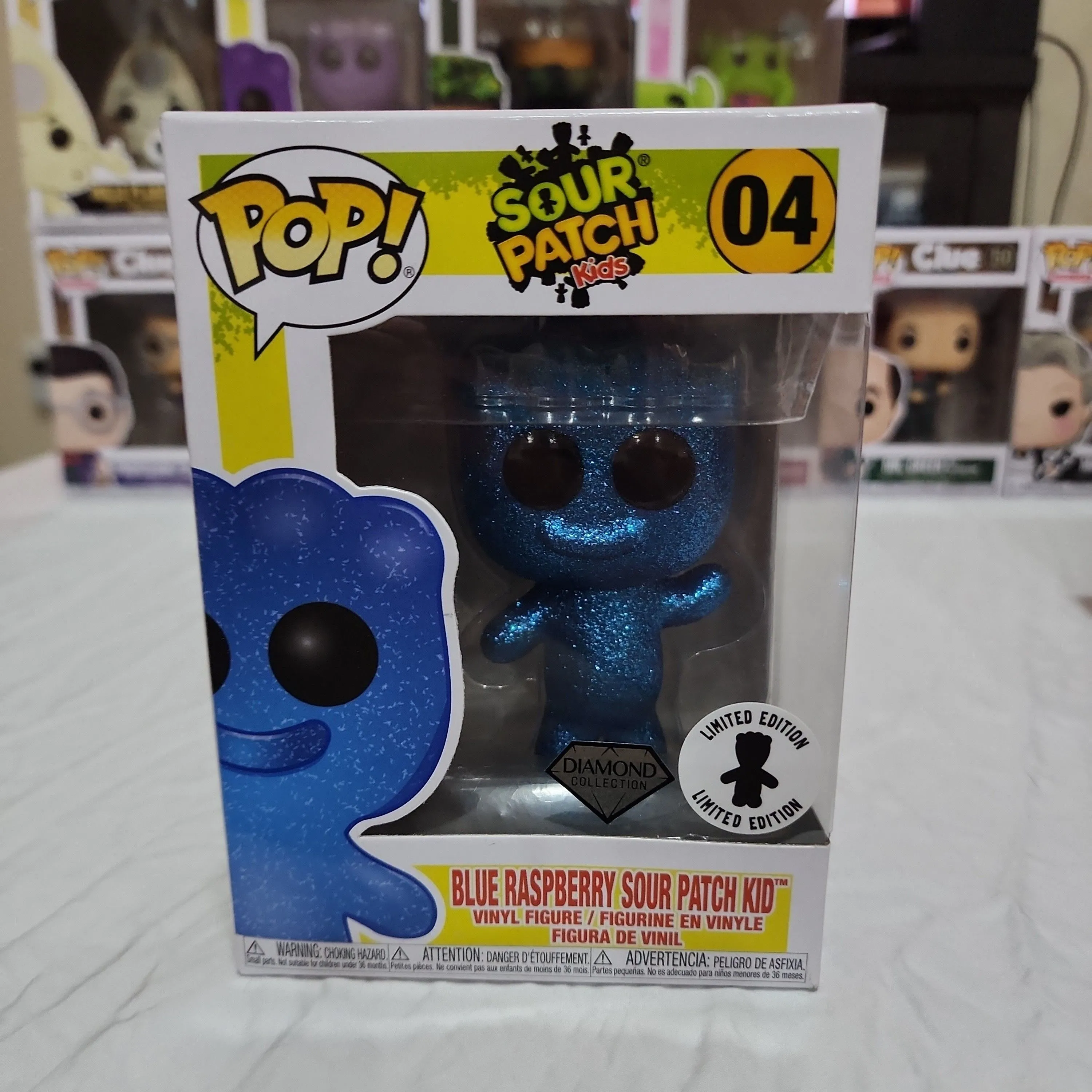 Product image for Blue Raspberry Sour Patch Kid (Diamond Glitter)