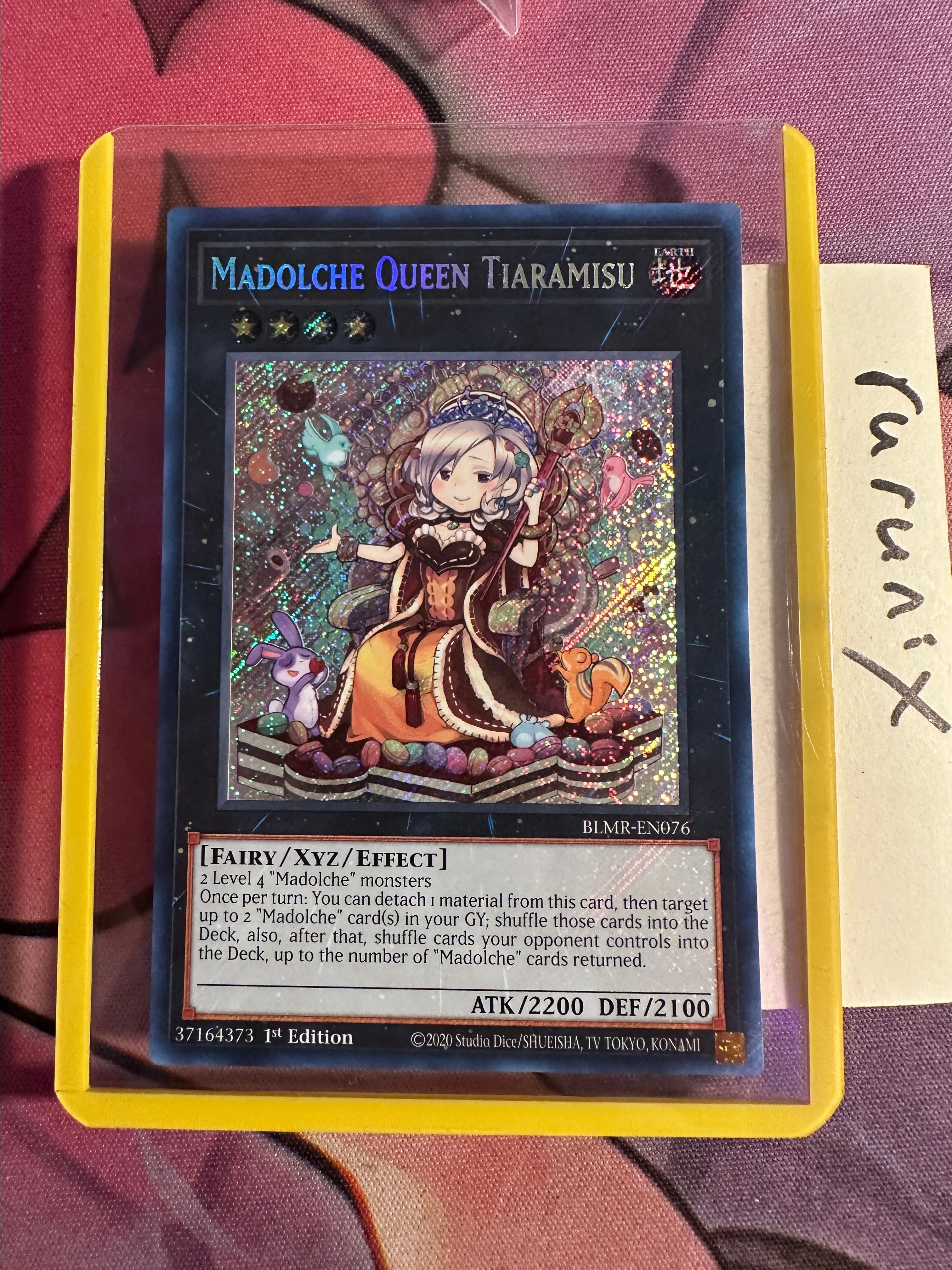 Yugioh Madolche Queen Tiaramisu BLMR-EN076 Secret Rare Battles of Legend:  Monstrous Revenge (BLMR)  Whatnot: Shop, Sell, Connect