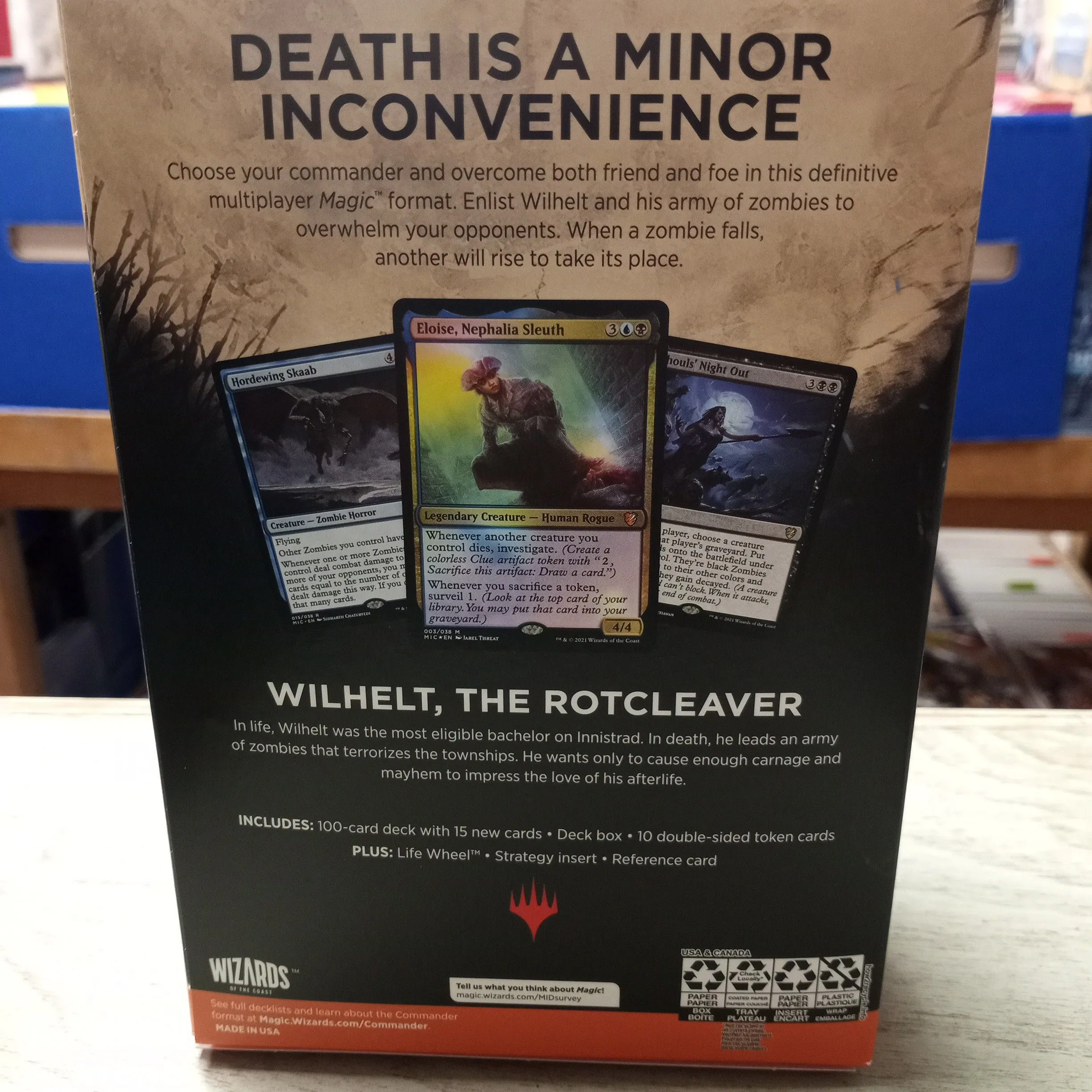 Magic the Gathering Innistrad Midnight Hunt Undead Unleashed Commander Deck   Whatnot: Shop, Sell, Connect