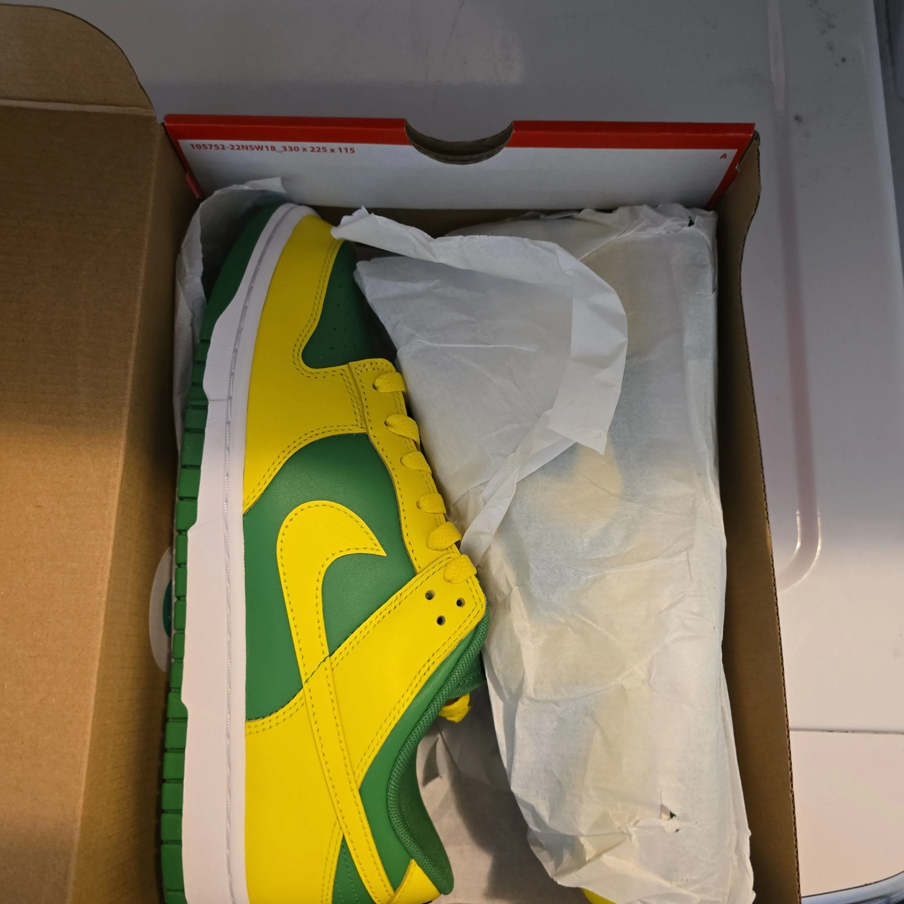Product image for Nike Dunk Low Yellow Strike Size 9.5