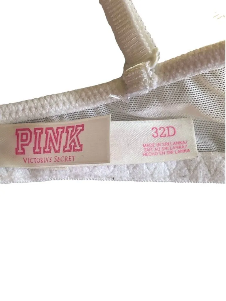 Product image for Women's PINK Victoria's Secret Bra 32D White