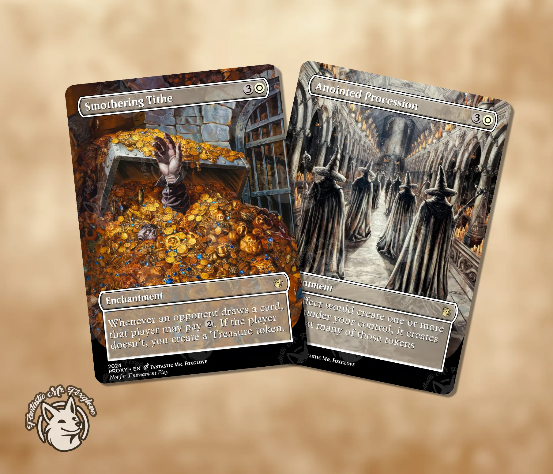 Smothering Tithe and Anointed Procession | Custom MTG Proxies  Whatnot:  Shop, Sell, Connect