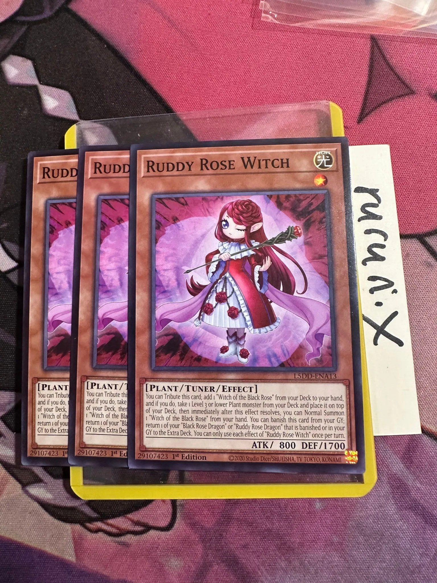 3x Yugioh Ruddy Rose Witch L5DD-ENA13 black dragon Legendary 5D's Decks  (L5DD)  Whatnot: Shop, Sell, Connect