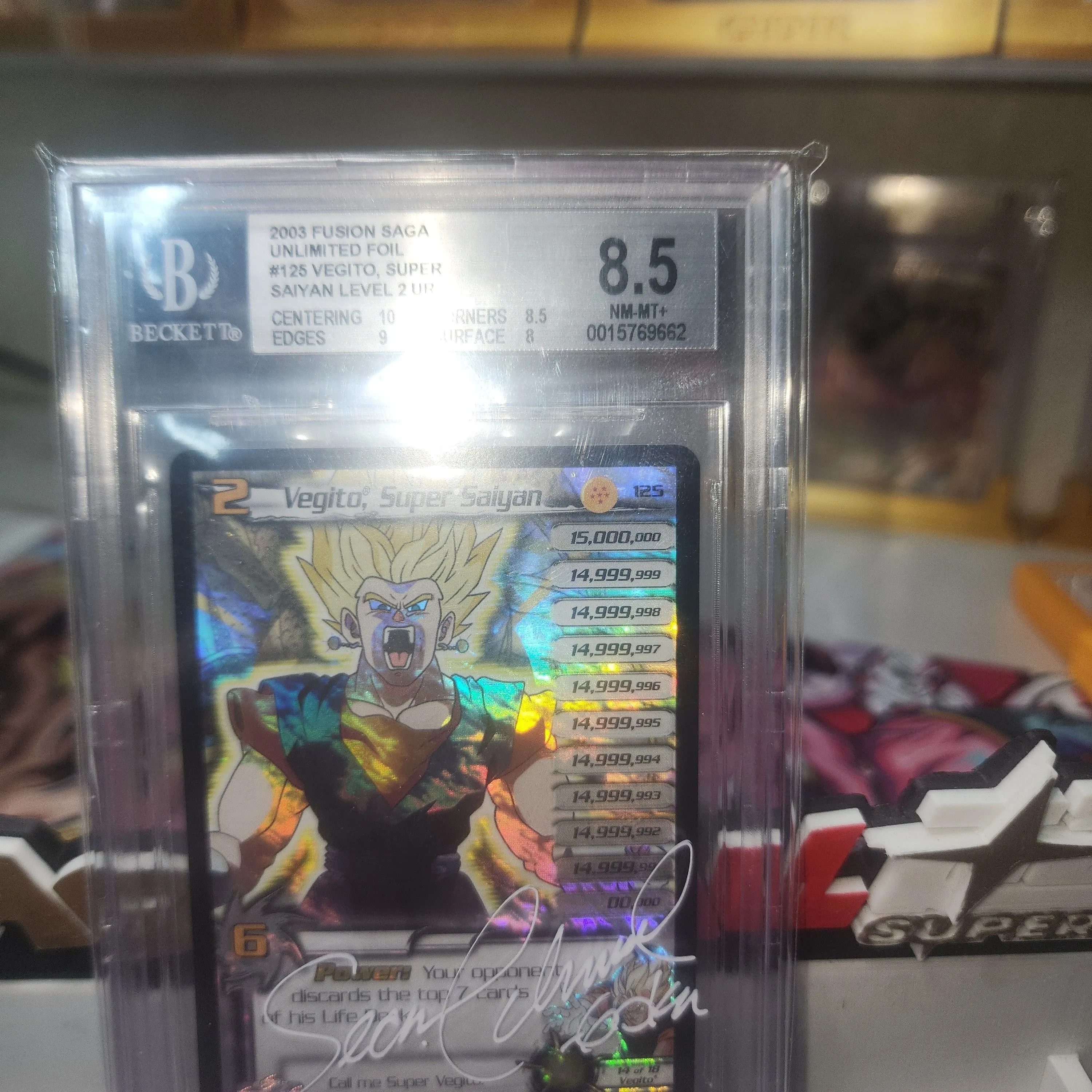 Product image for 2003 Fusion Saga Vegito super saiyan UR 125 