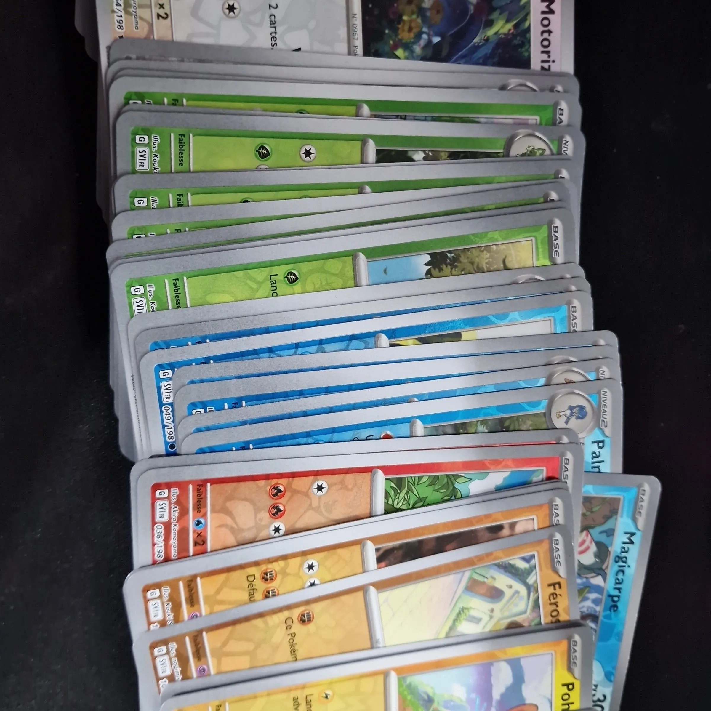 Product image for Lot 58 Carte Reverse sans double Pokémon Ecarlate et Violet EV01