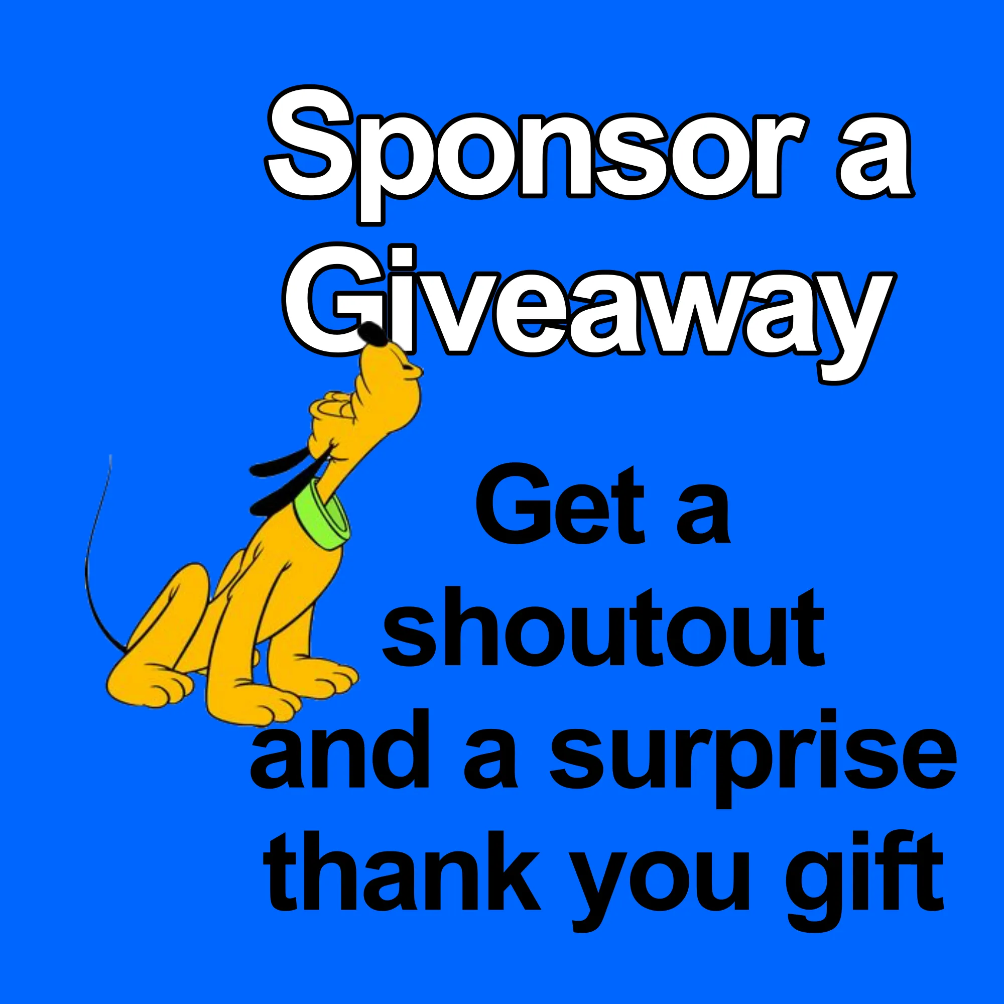 Product image for 1. Sponsor a Giveaway
