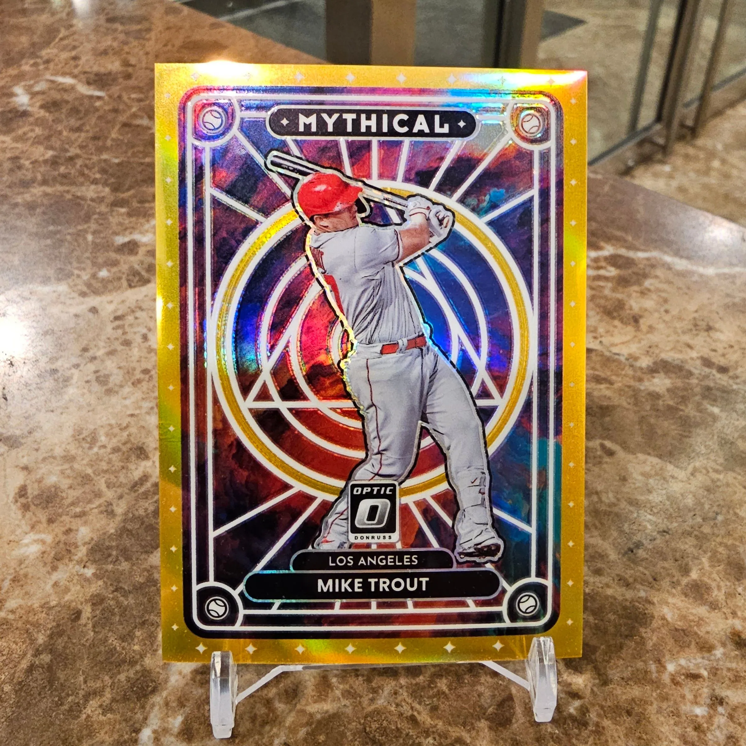 Product image for Mike Trout 2022 Gold Mythical #'d /10 😳