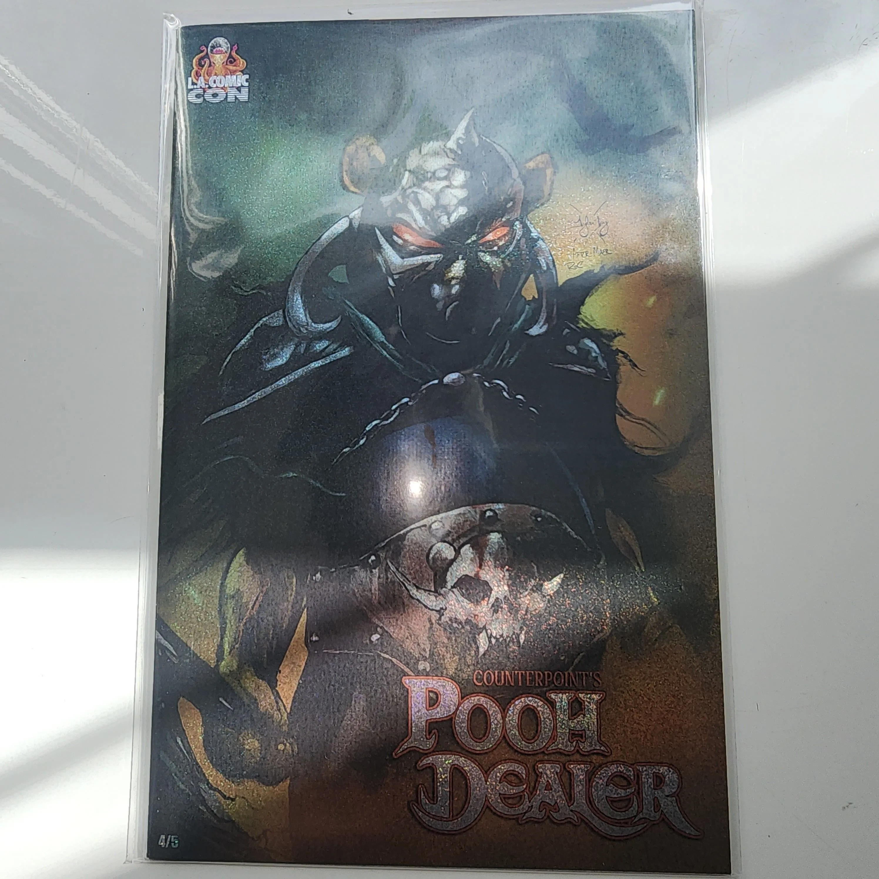 Product image for Do You Pooh? (Death Dealer Homage) LACC Confetti Foil Trade Variant 4/5