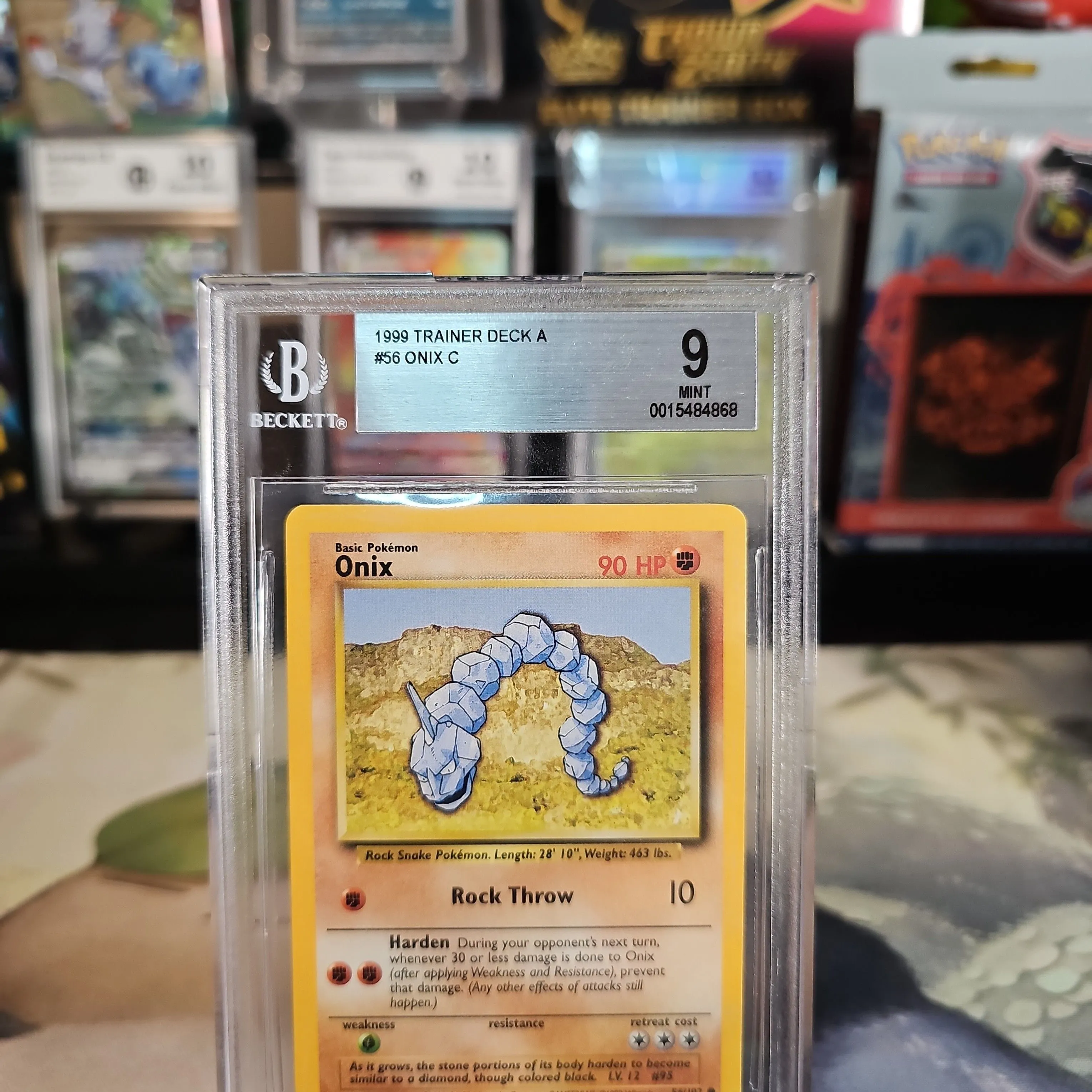 1999 Trainer Deck A - Onix Beckett 9  Whatnot: Shop, Sell, Connect