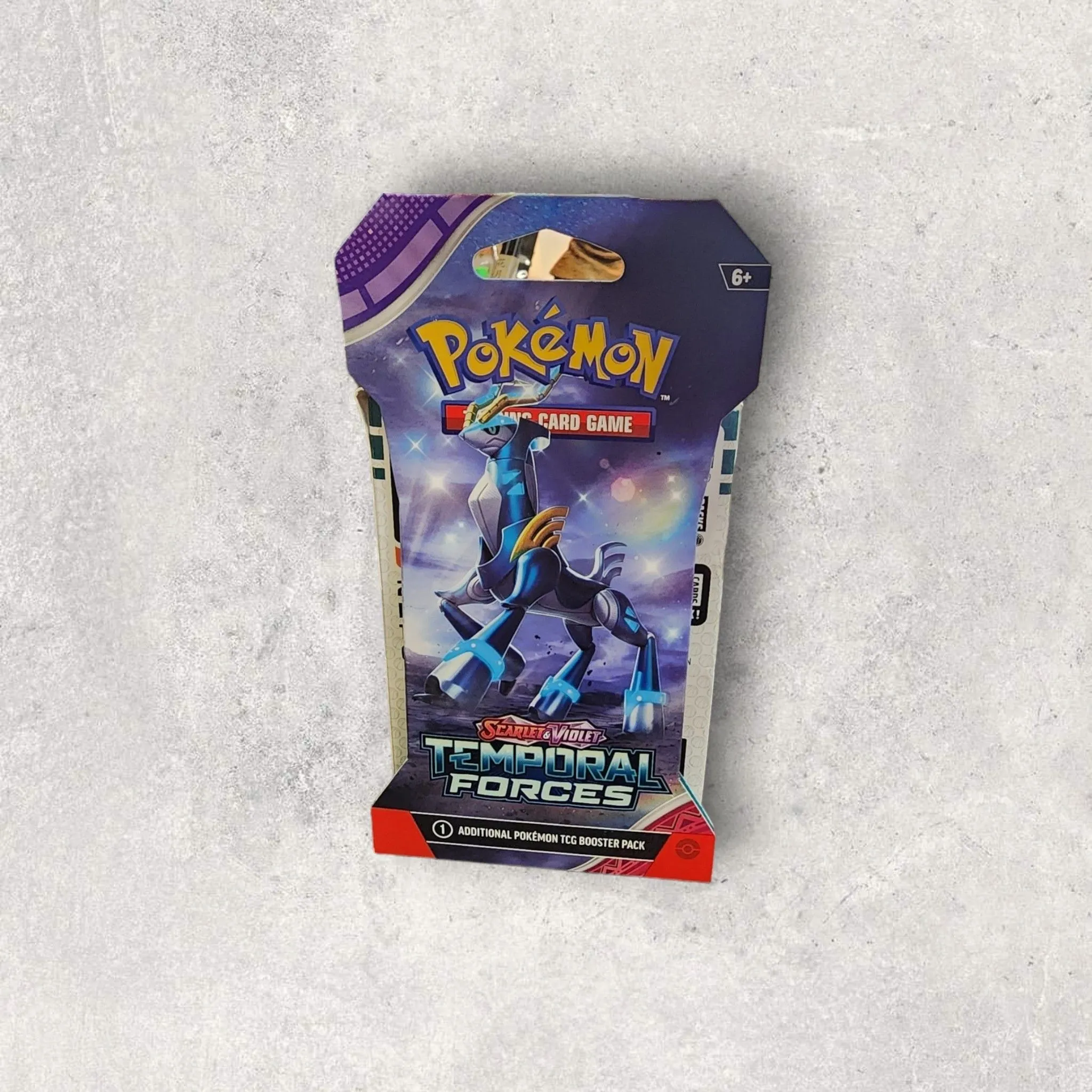 pokemon temporal forces sleeved booster pack Pokemon Temporal Forces Sleeved Booster Case – Flipside Gaming main image 1