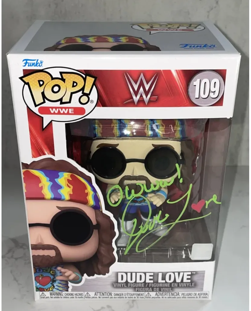Product image for Funko: WWE Dude Love Signed by Mick Foley