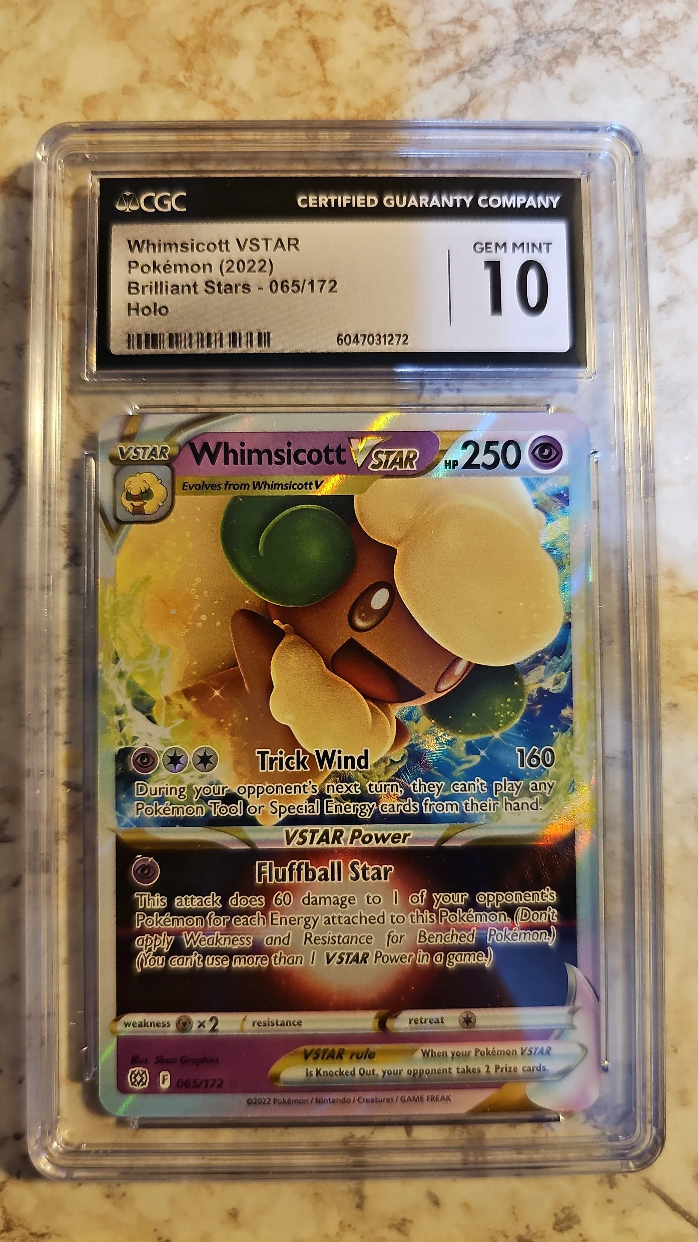 whimsicott vstar pokemon card value Amazon.com: Whimsicott V & VSTAR 065/172 Brilliant Stars main image 0