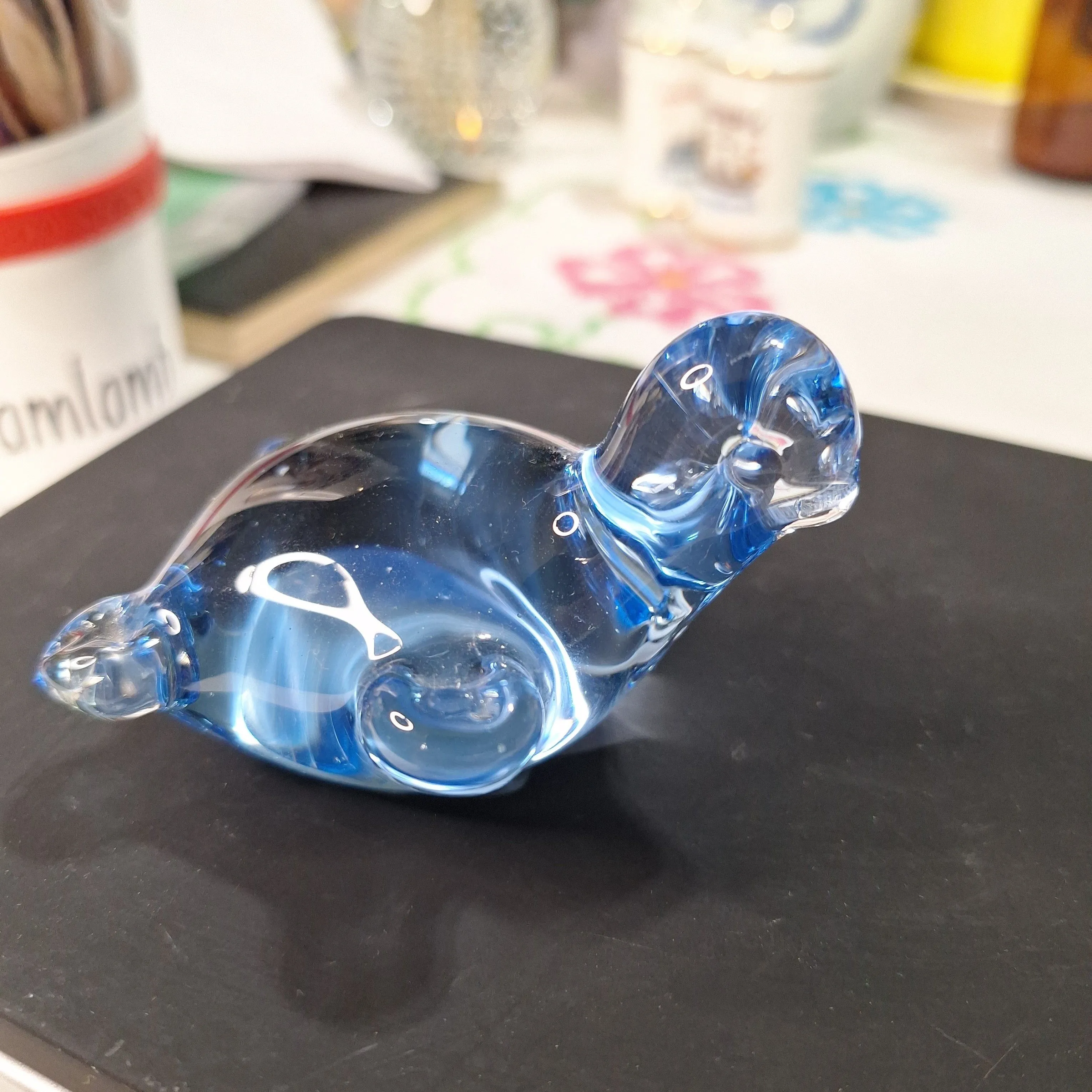 Product image for Blue Glass Turtle