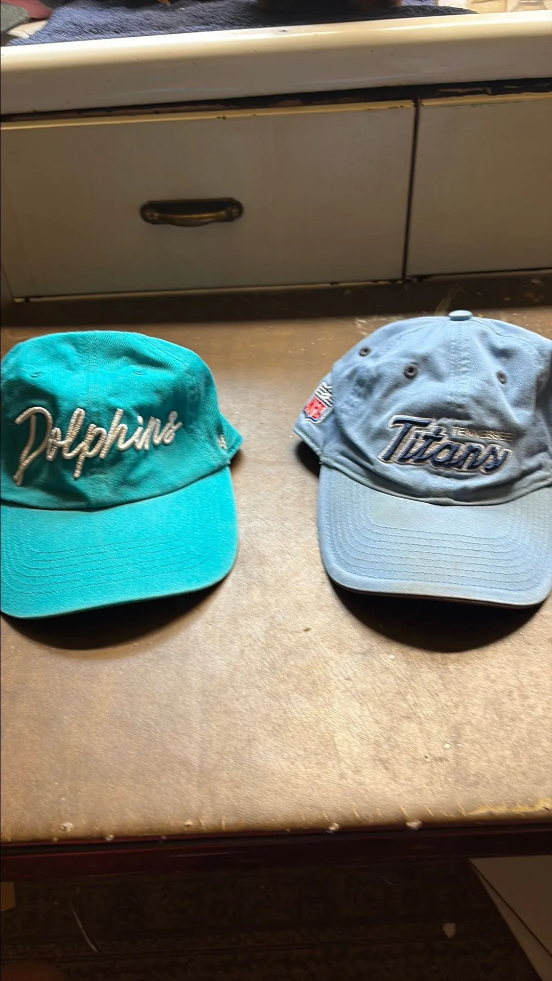 Product image for Titians and Dolphins Dad strap bundle