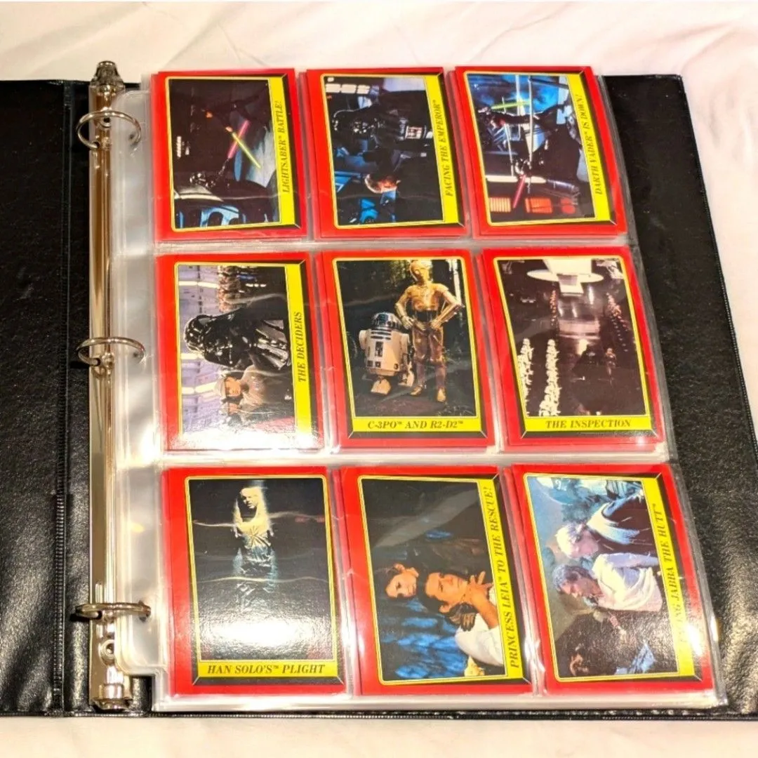 Product image for Star Wars Return Of The Jedi Trading Cards Binder 🔥 100 Card Collection