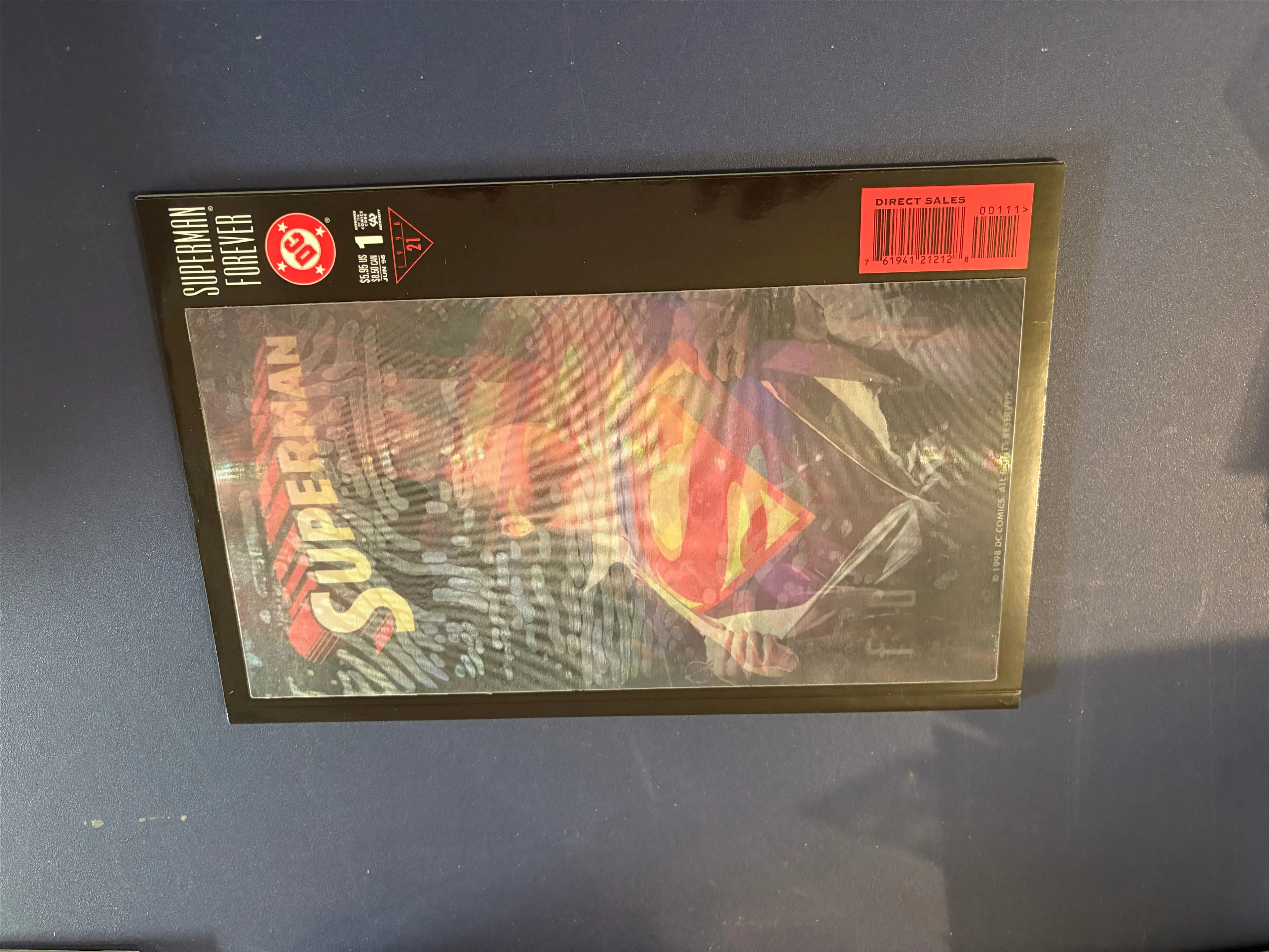 Product image for Superman Forever #1  Lenticular Cover  Alex Ross Art  DC Comics June 1998.
