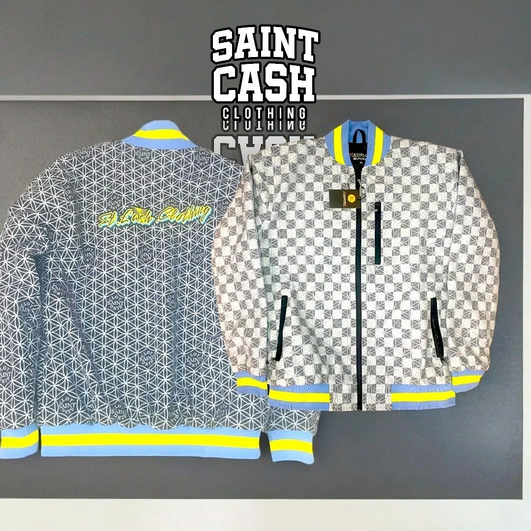 Product image for flower of Life jacket collections.