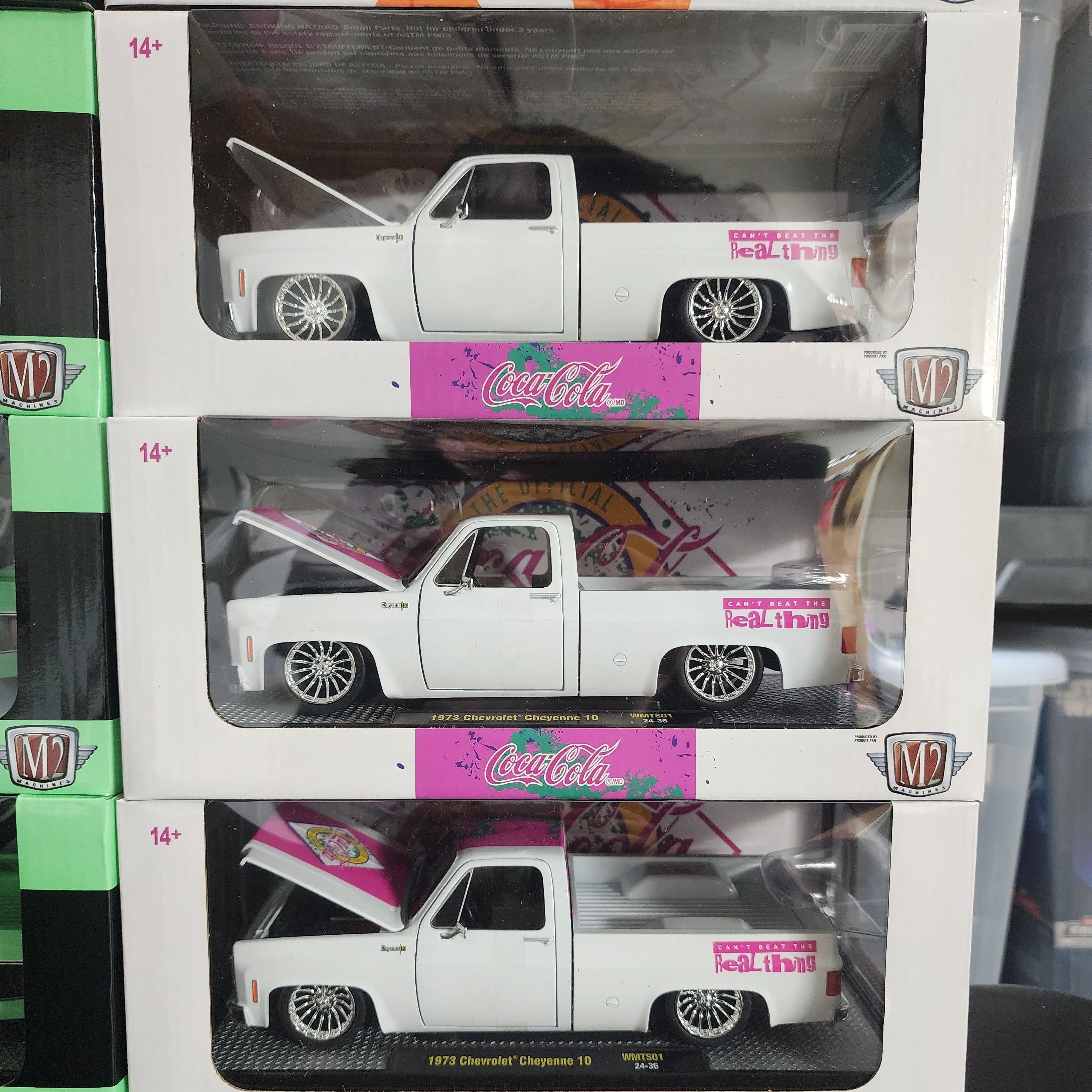 Product image for M2 Machines Coca-Cola 1973 Chevy Cheyenne Pickup