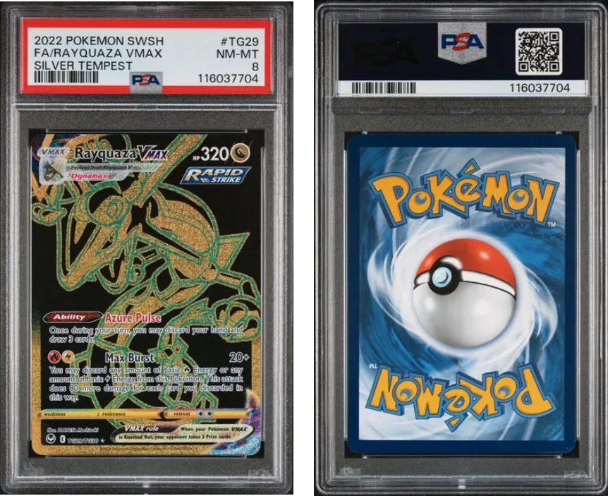 Product image for Rayquaza VMAX TG29/TG130