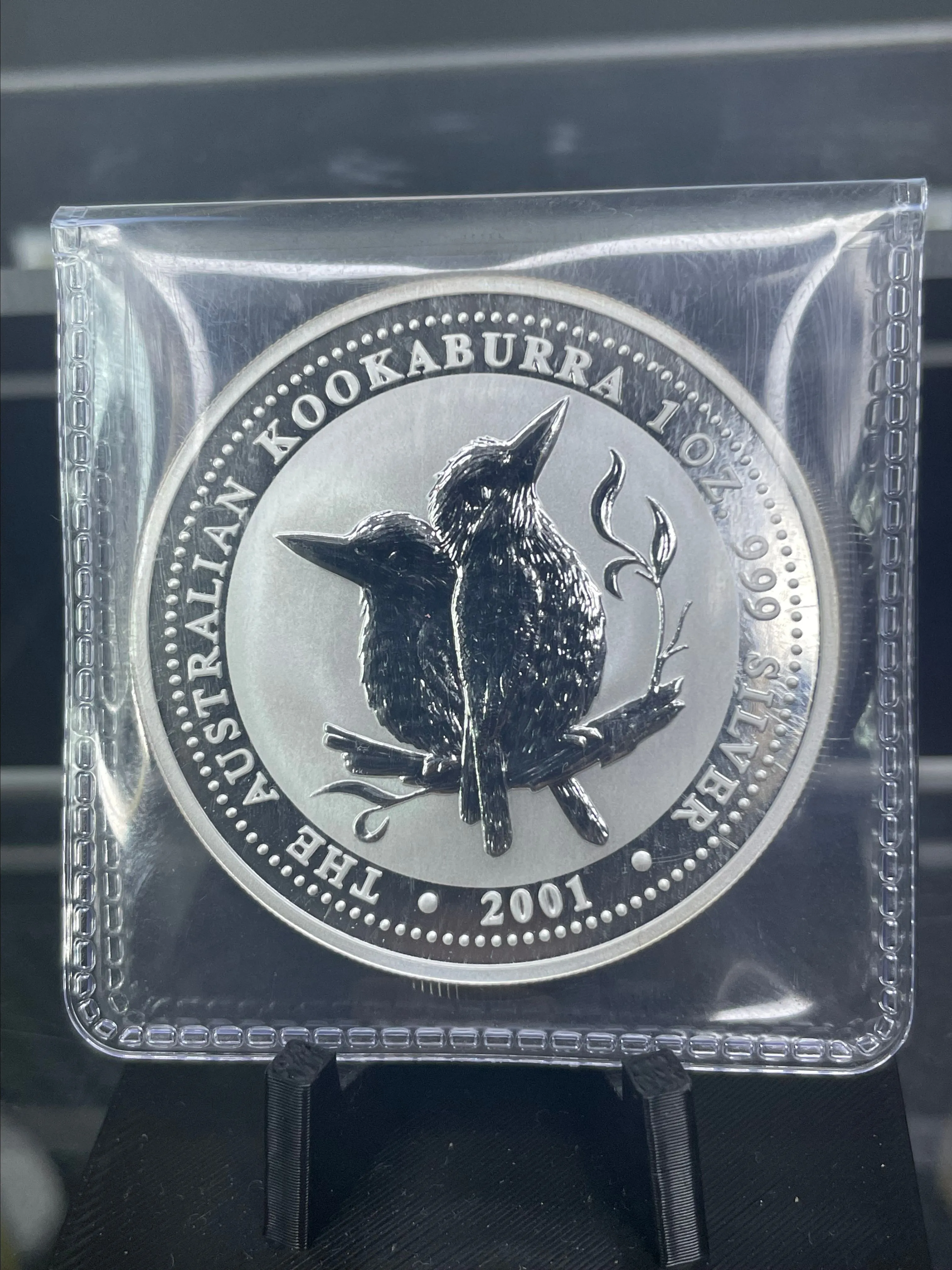 Product image for 2001 Proof Kookaburra (Australian .999 Ag)