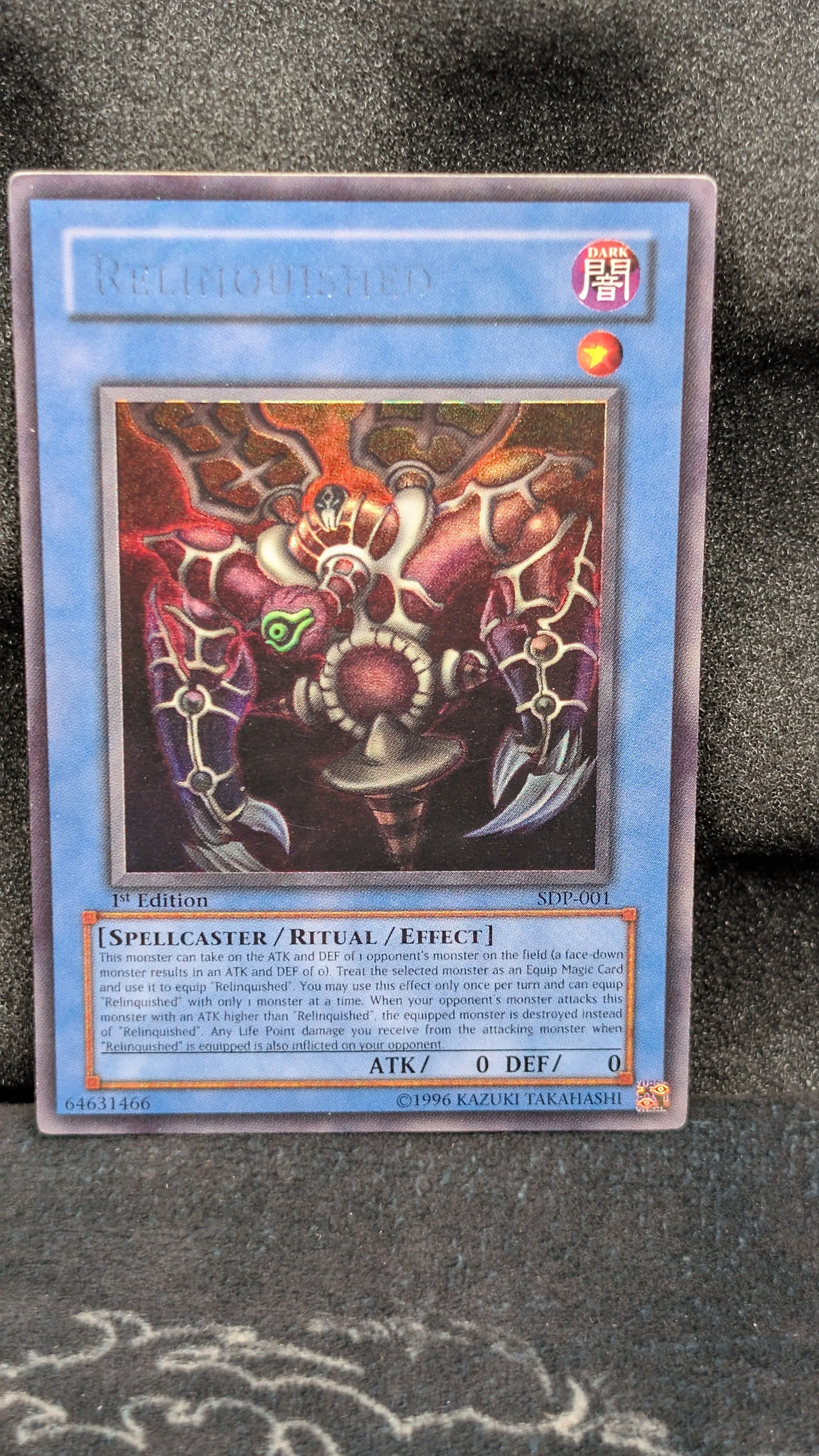yugioh relinquished cards Amazon.com: Yu-Gi-Oh! - Relinquished (DB1-EN015) - Dark Beginnings 1 -  Unlimited Edition