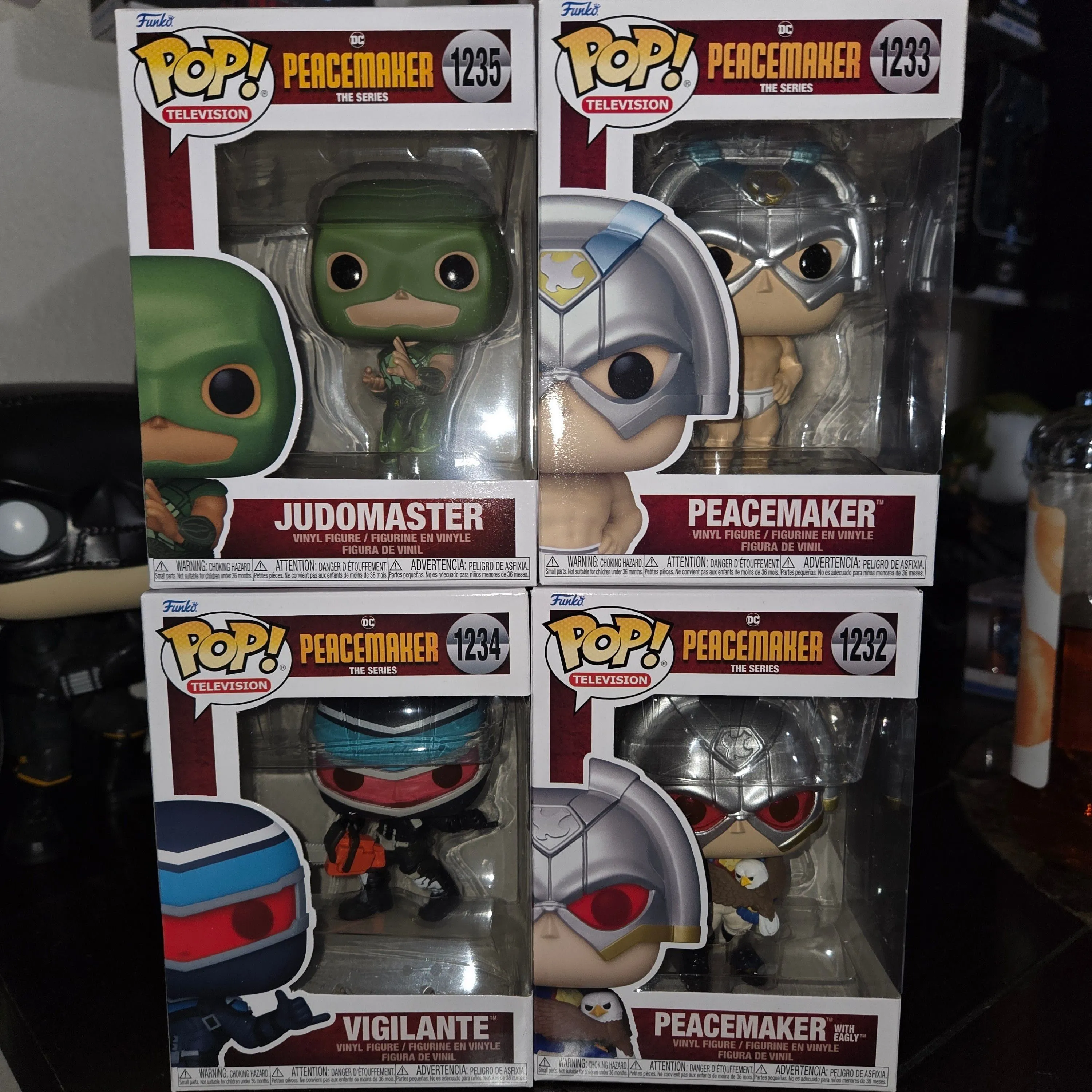 Product image for Peacemaker Funko Pops