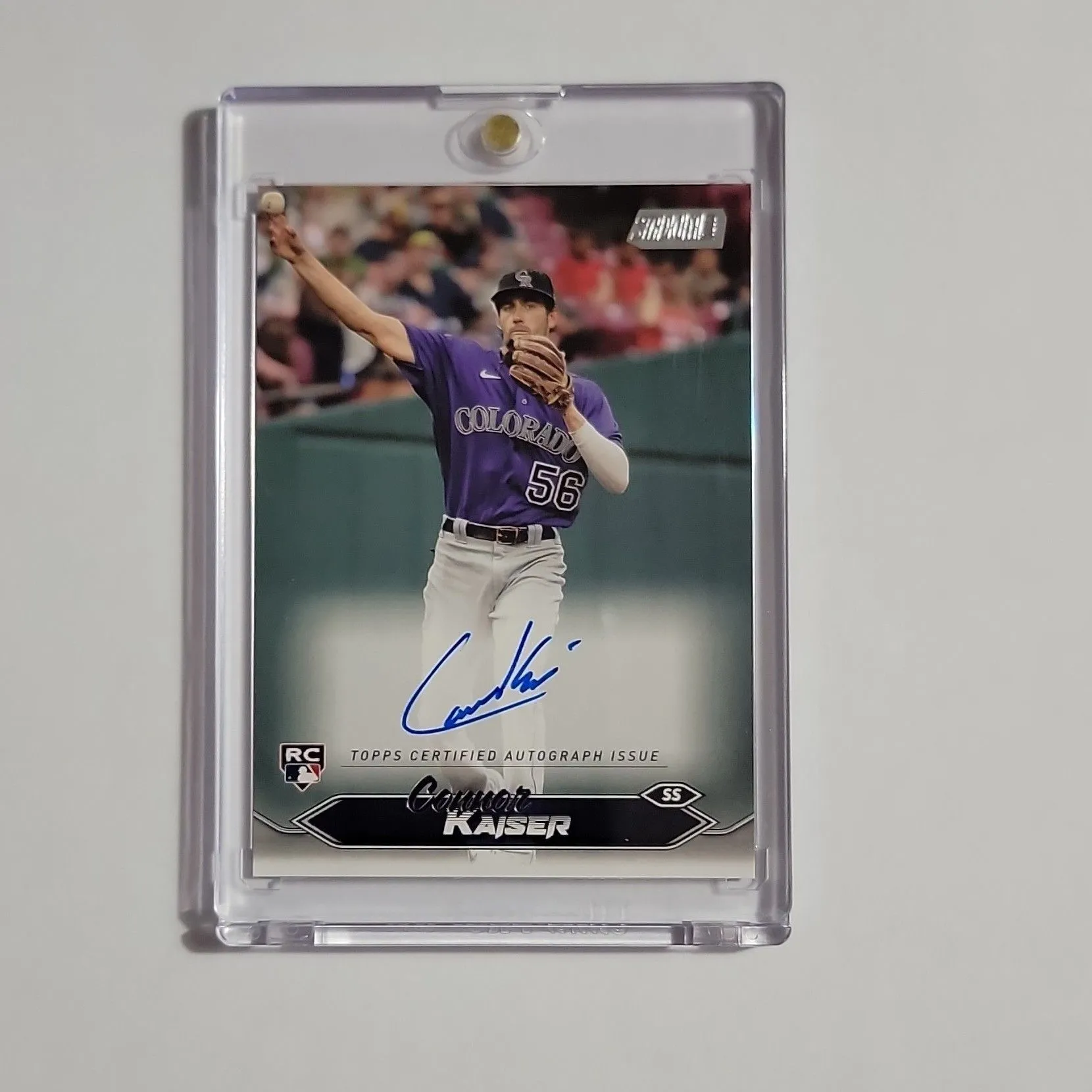 Product image for 2024 Stadium Club Connor Kaiser Studium Club Auto: Colorado Rockies 