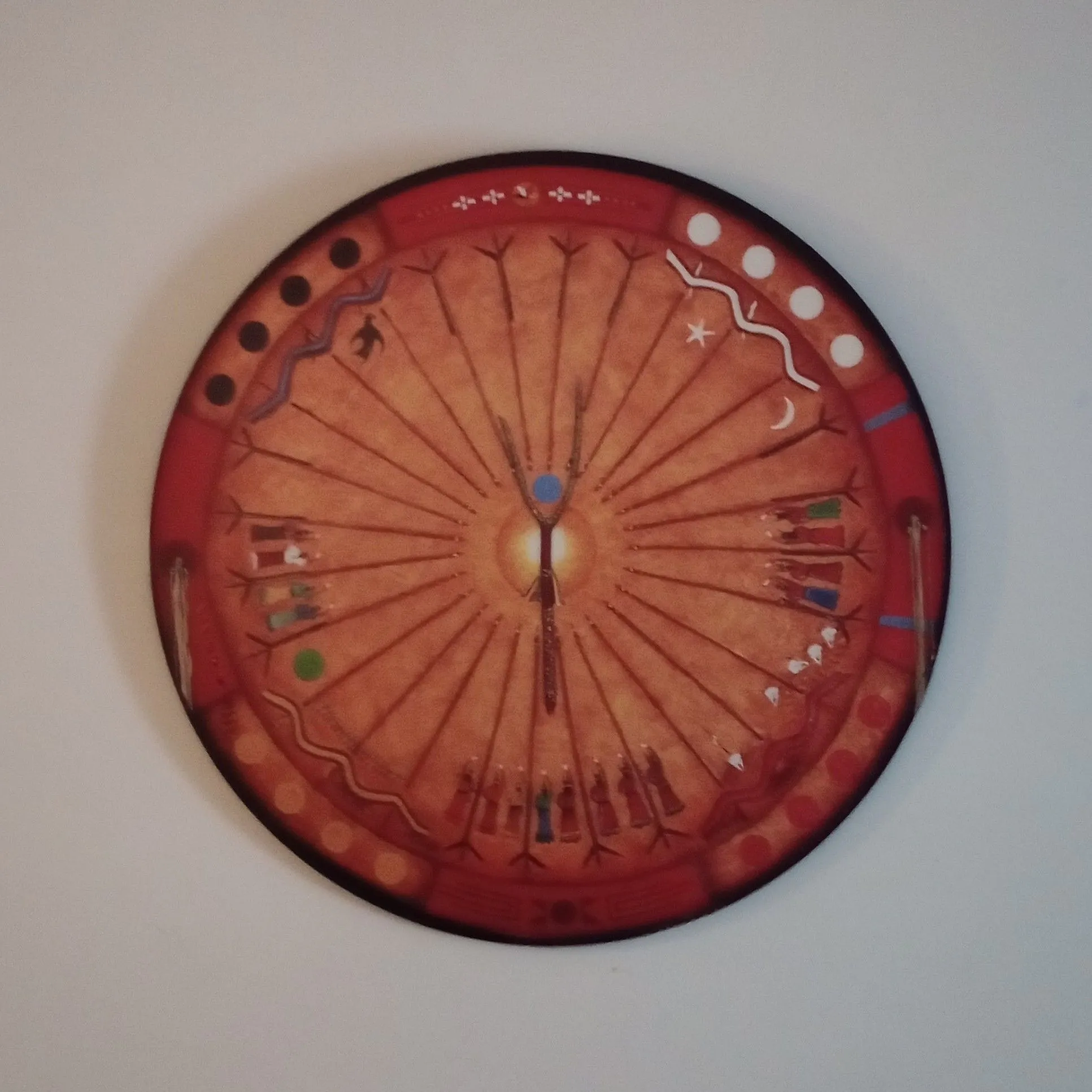 Product image for Canvas print on wood