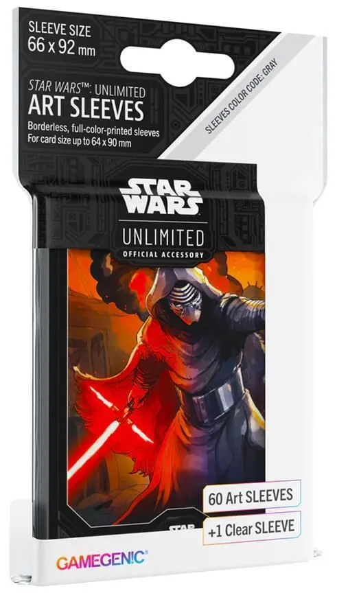 Product image for 34Q. 1x Star Wars: Unlimited Art Sleeves - Kylo Ren
