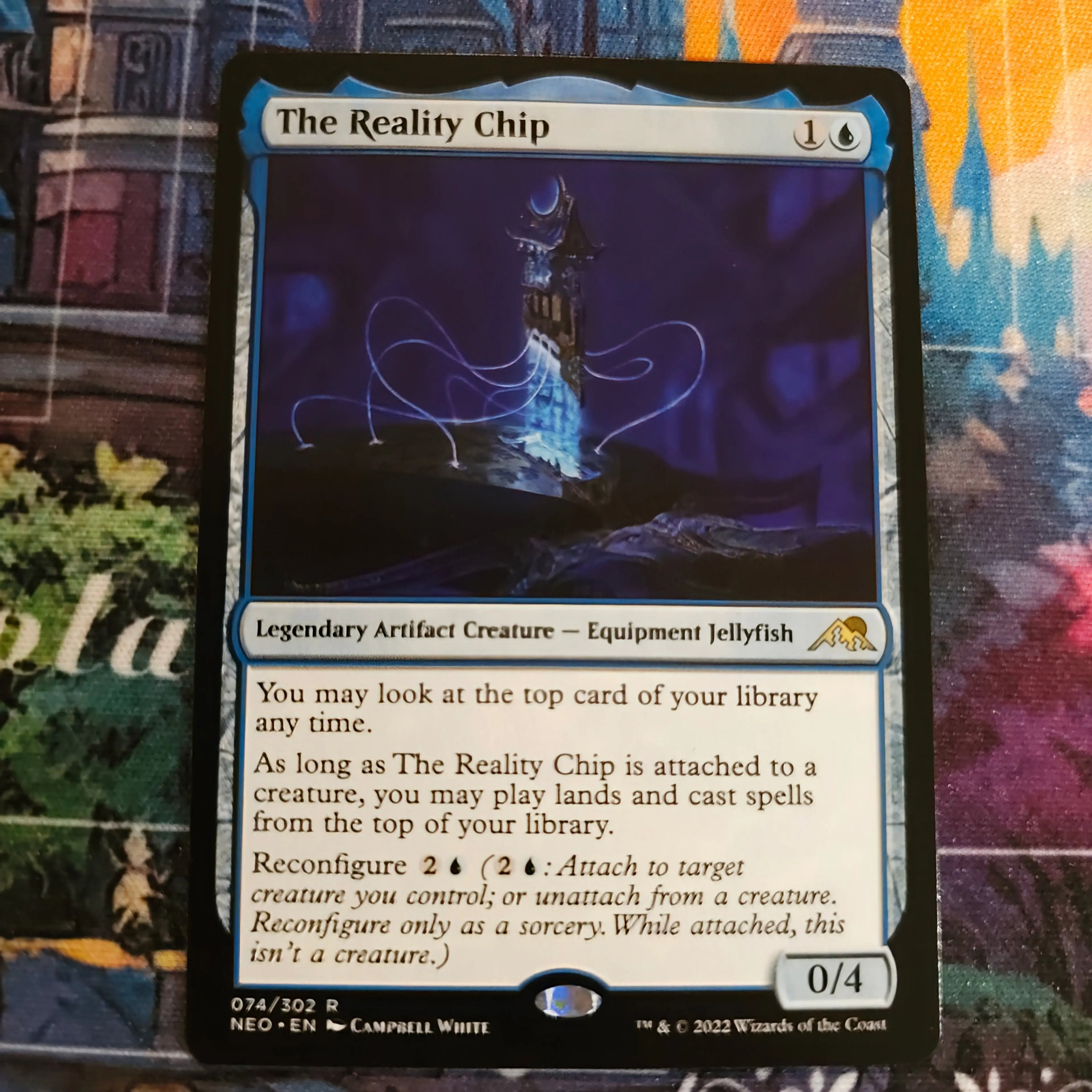 NM | The Reality Chip - Kamigawa: Neon Dynasty (074/302) Rare [MTG] Magic:  The Gathering  Whatnot: Shop, Sell, Connect