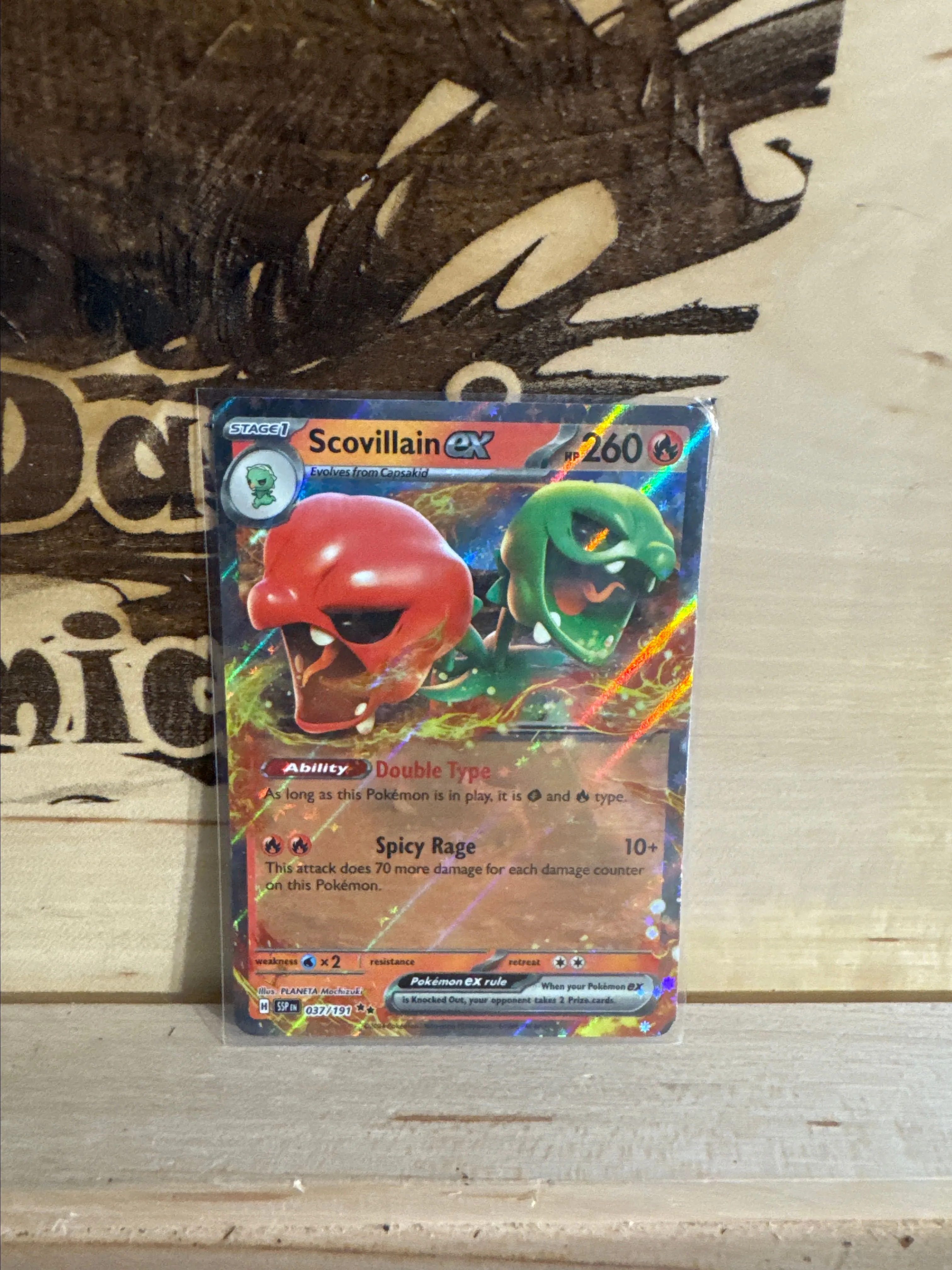 Product image for Scovillain Ex #37 Pokemon Surging Sparks  