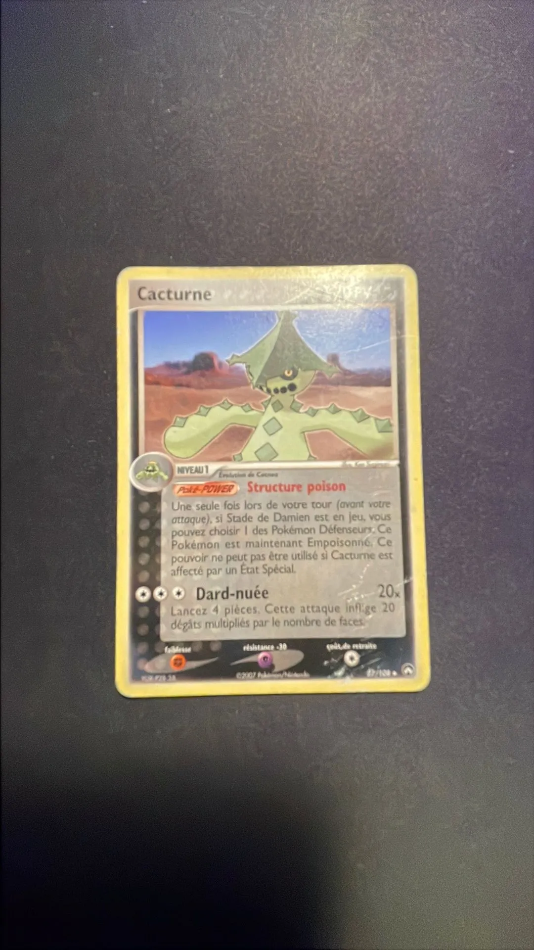 Product image for Cacturne 27/108 Ex Gardiens du Pouvoir