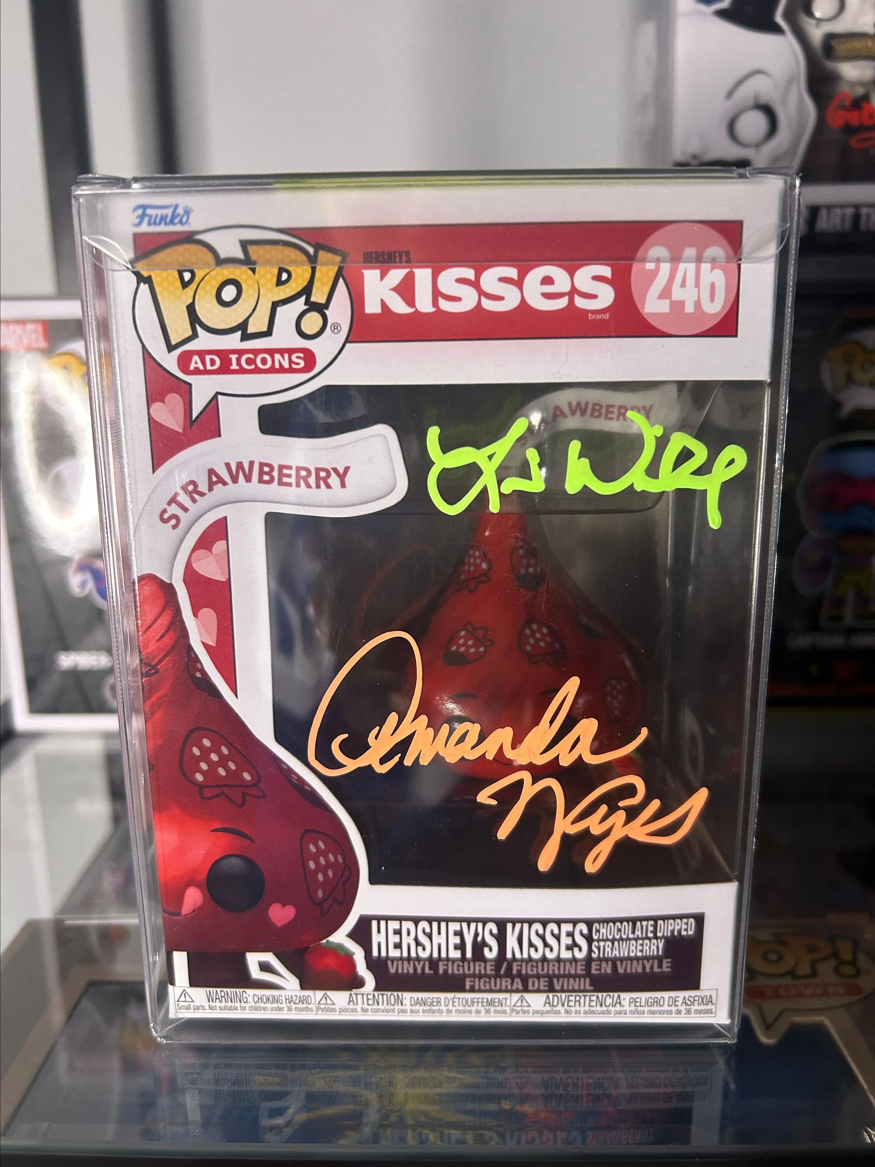 Product image for Funko Pop Red Hershey Kiss Dual Autographs - Nightmare On Elm Street Actresses