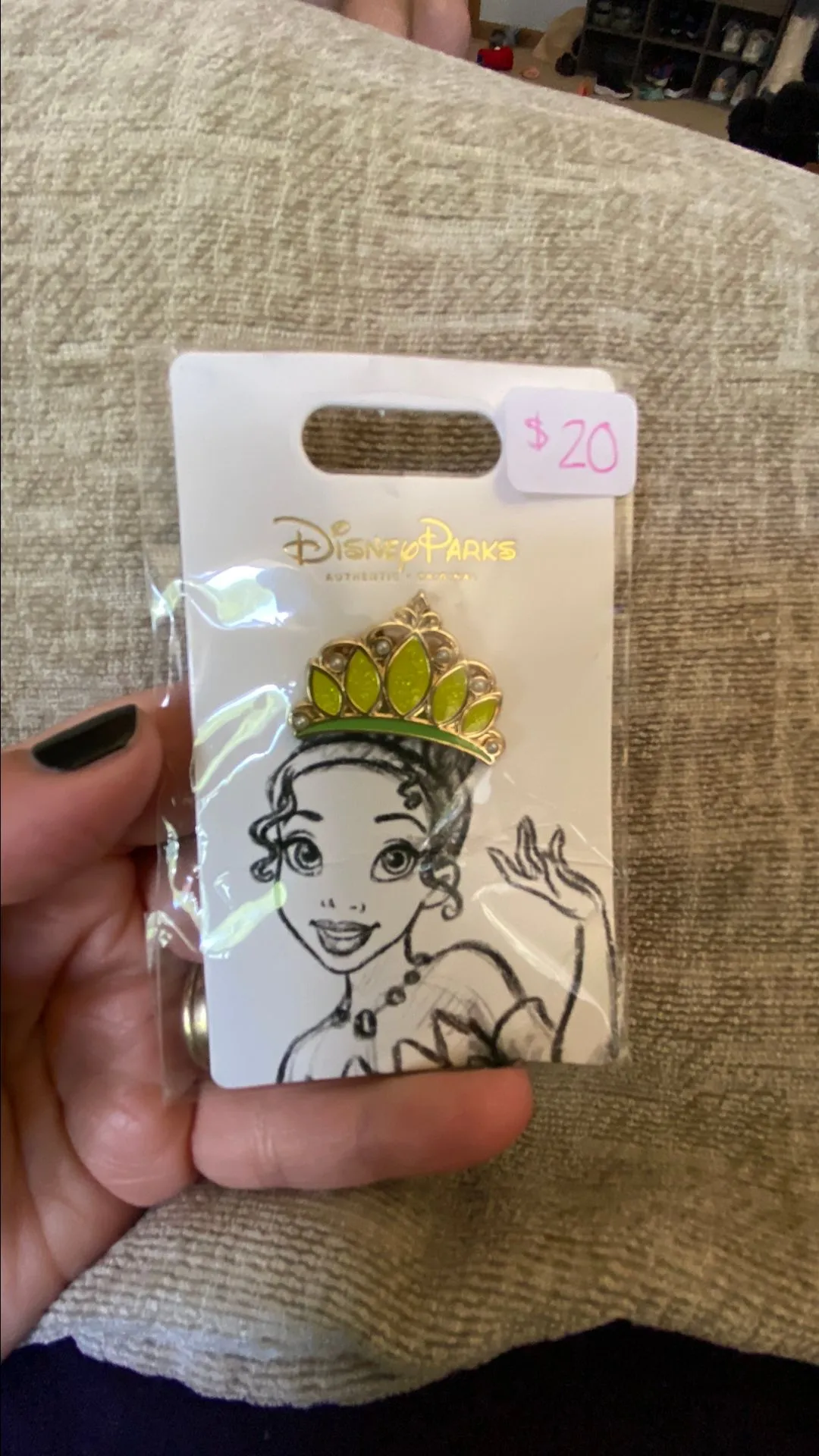 Product image for Tiana Tiara Pin - Princess and the Frog