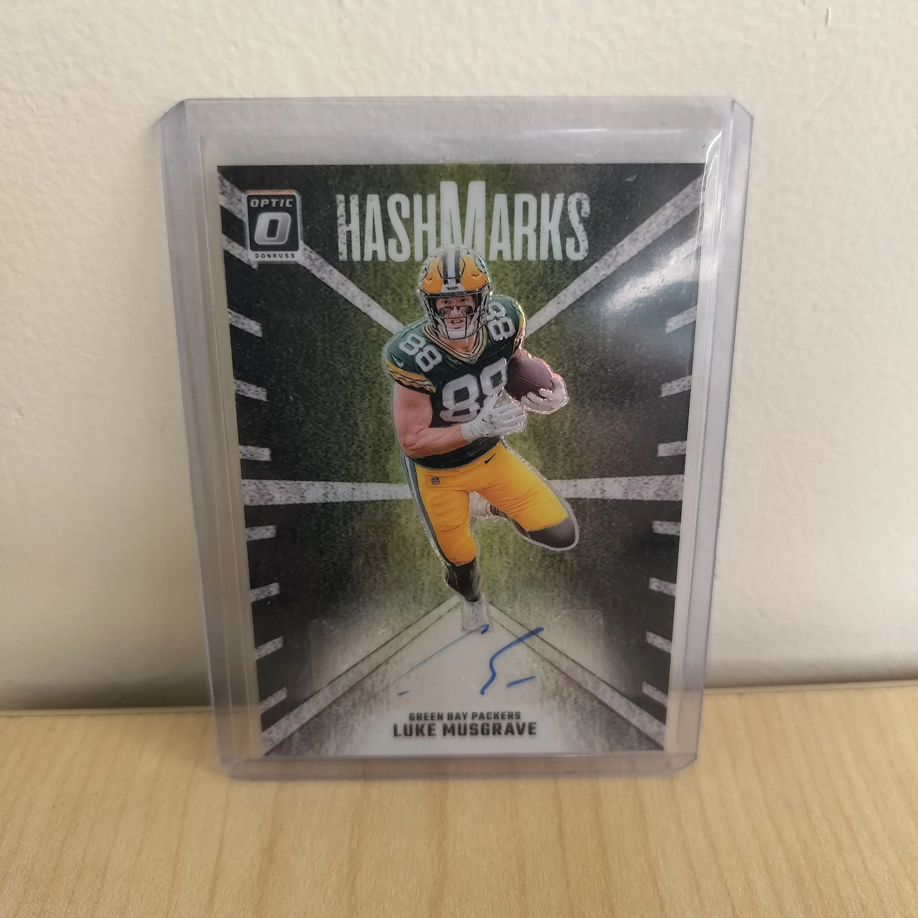 Product image for 2024 Panini Donruss Optic Luke Musgrave HashMarks Auto #HM-LME