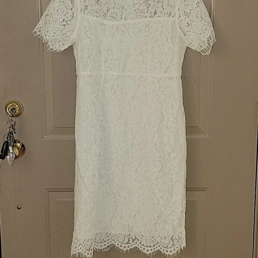 Product image for Nwot Women's White Lace Dress Size L