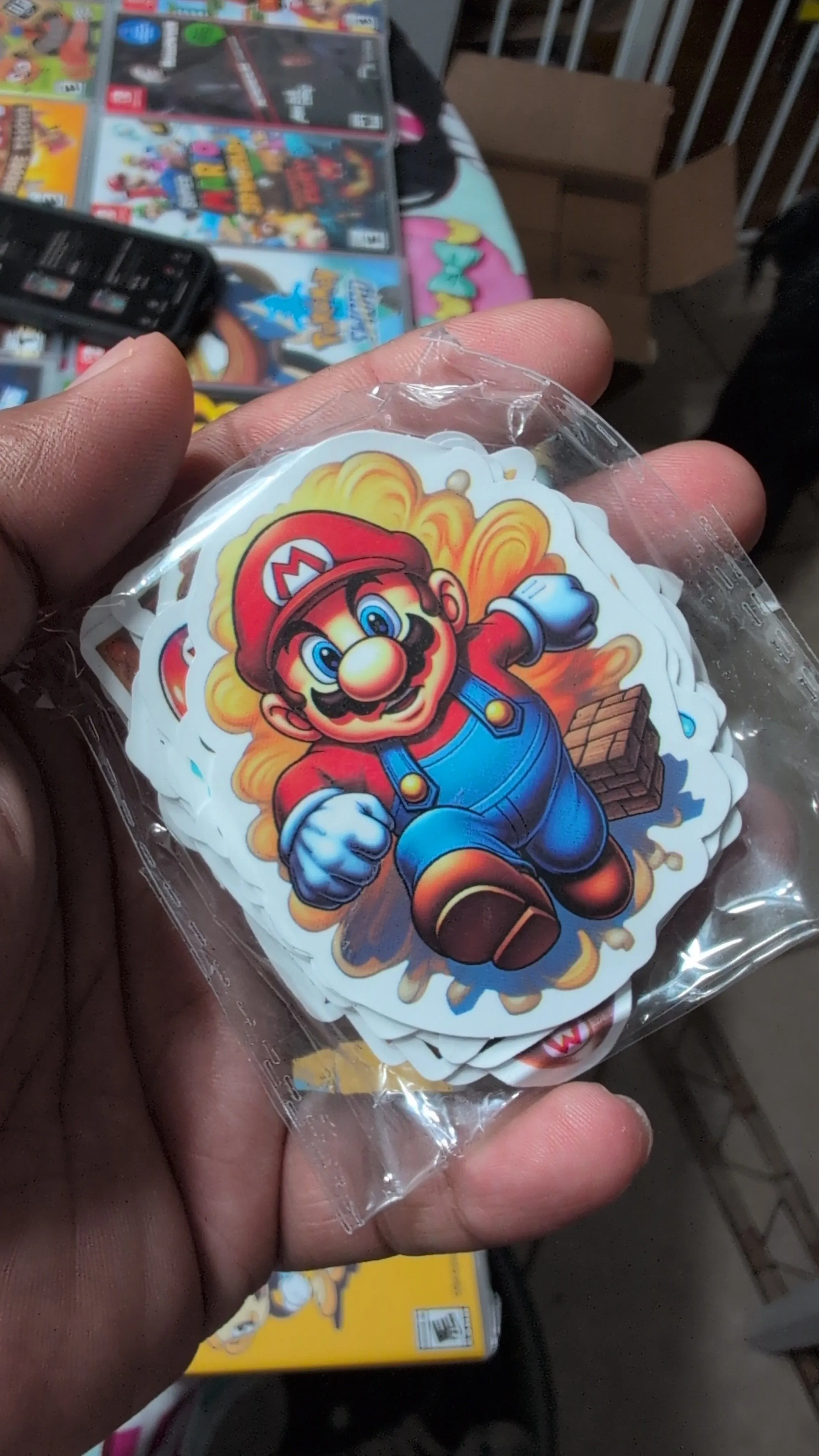 Product image for 5 Mario Stickers 