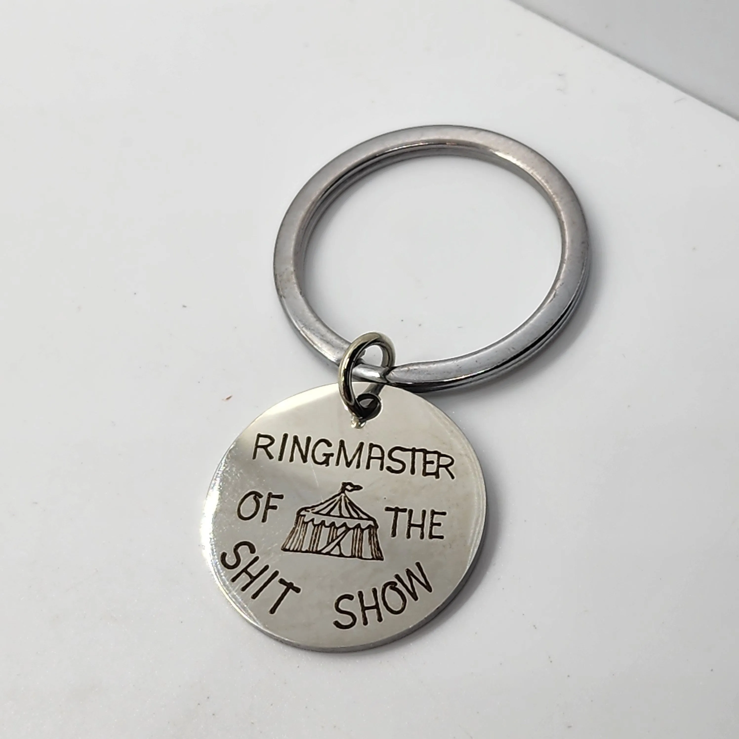 Product image for 01- Ringmaster of the Shit show Keychain