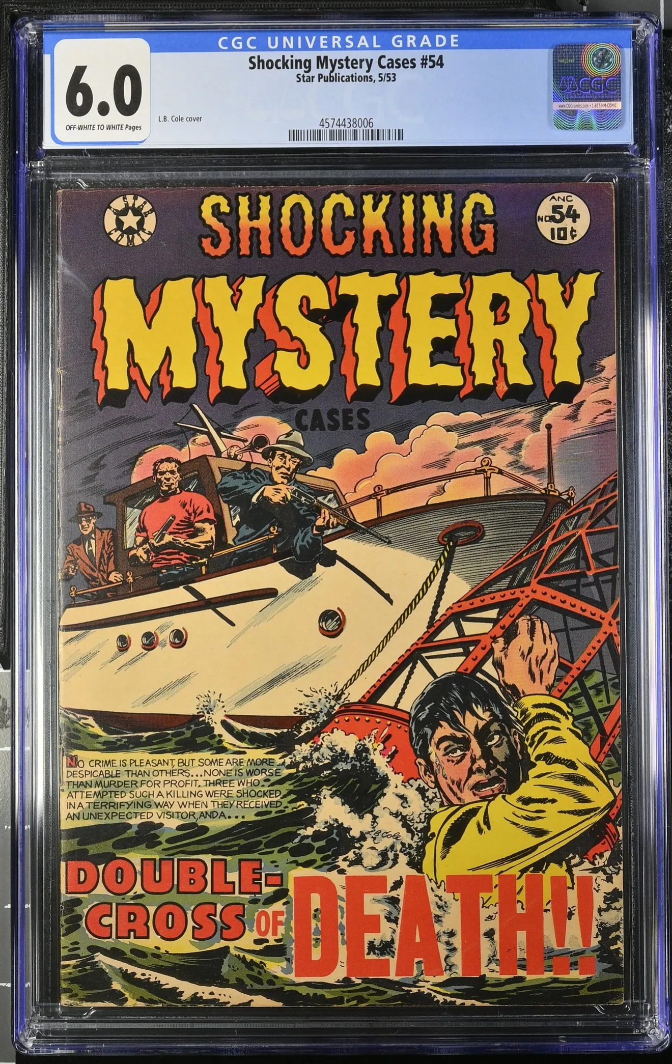 Product image for Shocking Mystery Cases #54 CGC 6.0